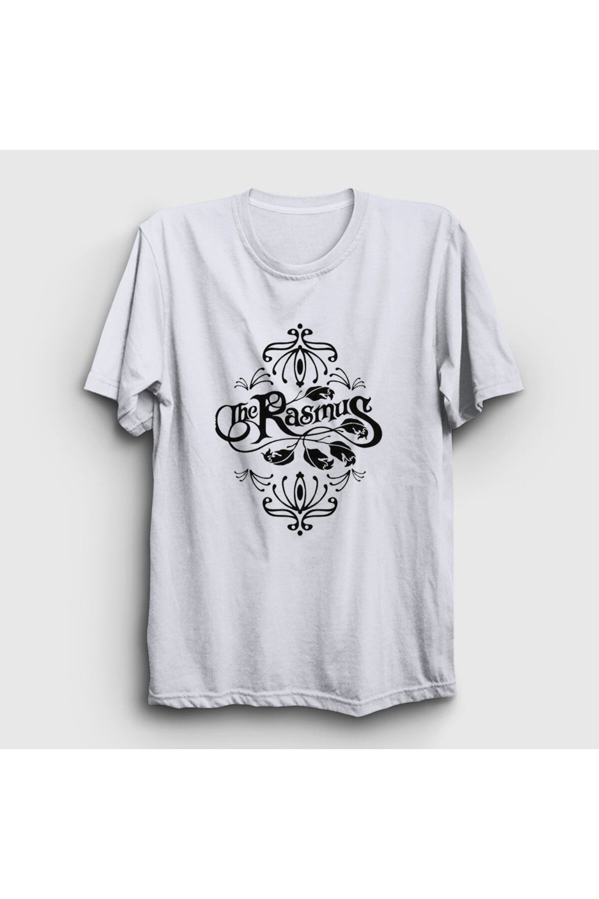 Presmono Unisex Beyaz Logo The Rasmus T-Shirt 550011tt