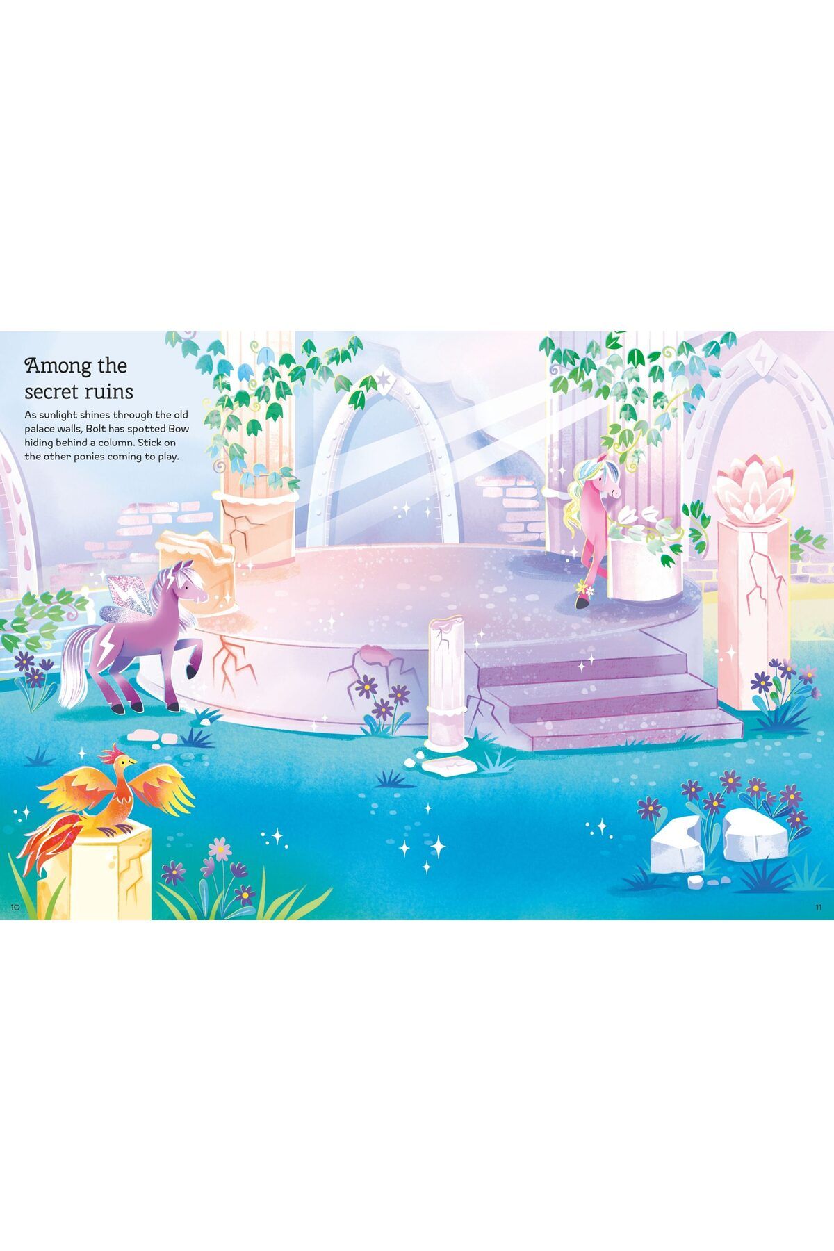 Usborne-Glitter Fairy Sticker Notebook 3