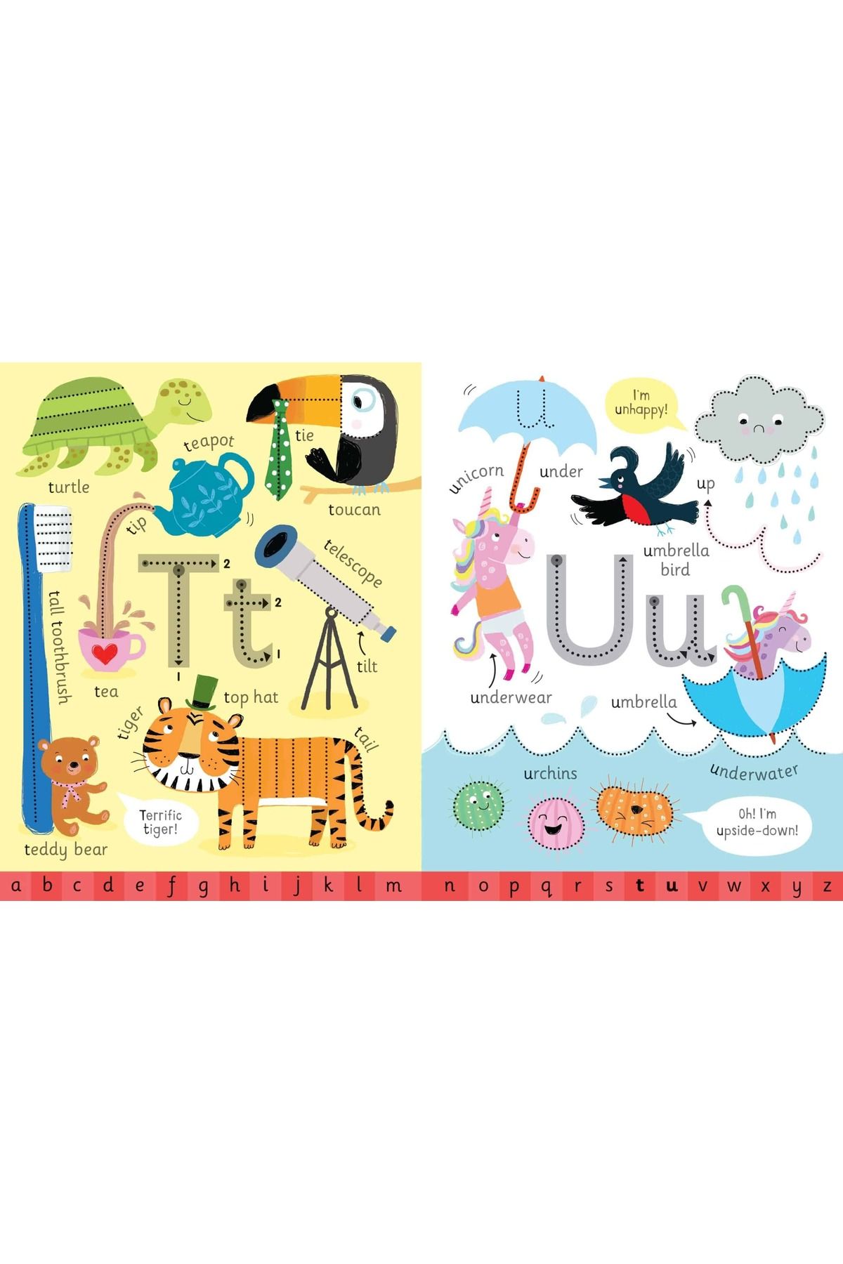 Usborne-Write and Erase - The Alphabet - Early Years Wipe-Clean Alphabet 3