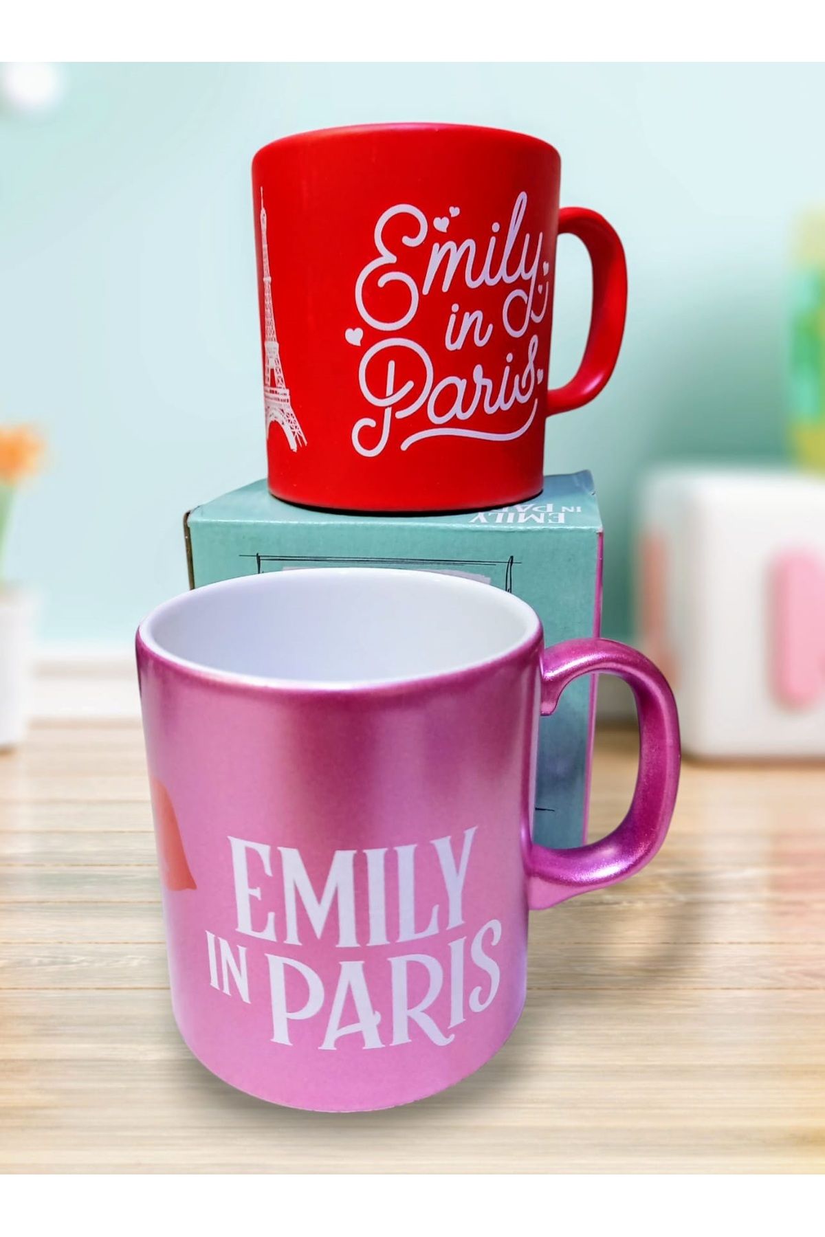 izmir yazici servis Lisanslı Emily İn Paris 330 Ml Kupa Mug Latte Fincanı 1 Adet Hediyelik