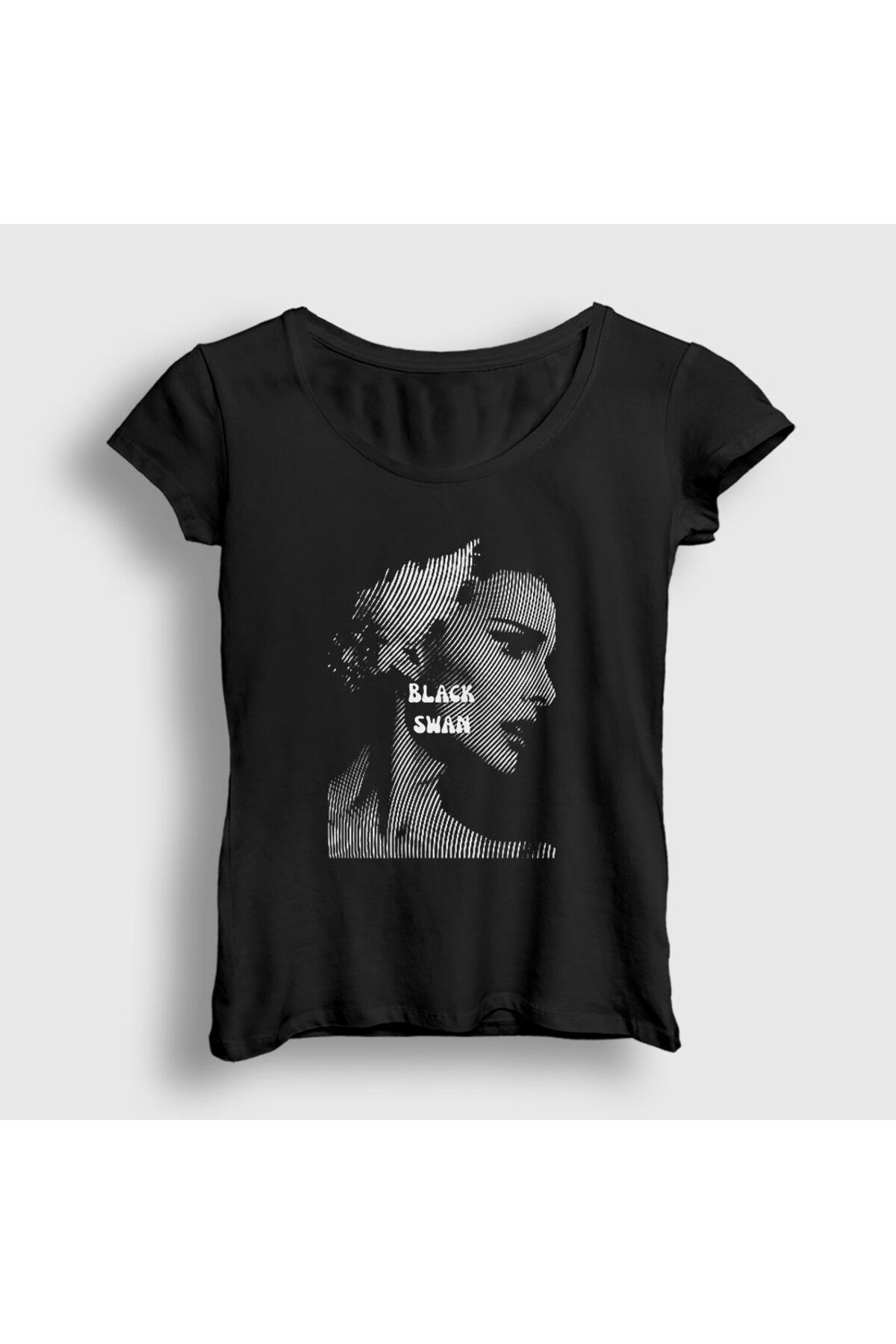 Presmono Kadın Siyah Nina Black Swan Bale Balerin T-Shirt 550489tt
