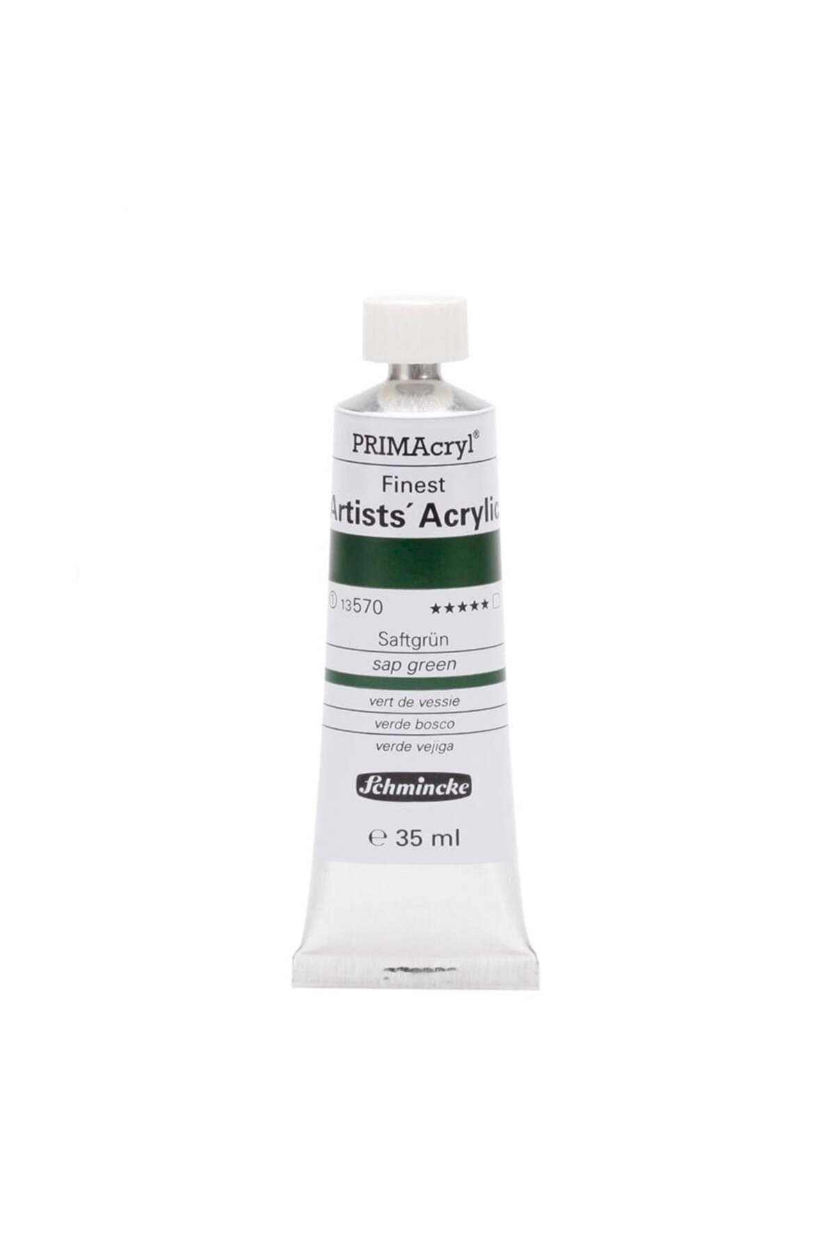 Schmincke Primacryl Artist Akrilik Boya 35 ml Seri 1 570 Sap Green