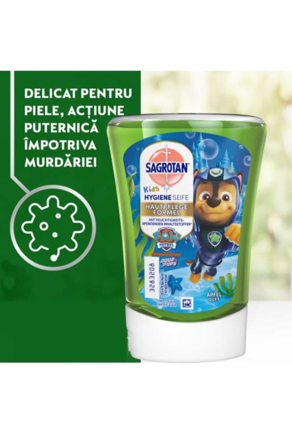 Dettol-Sagrotan No Touch Kids Soap Dispenser Set: Liquid soap dispenser with sensor + 5 soap refills, 250 ml 5