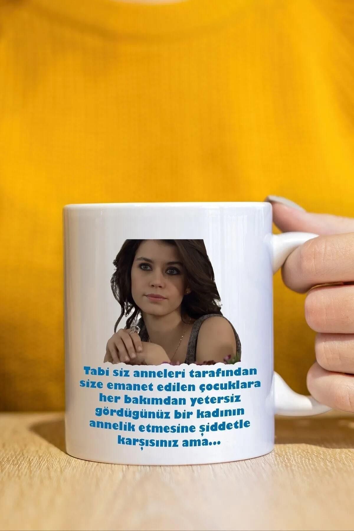 BİBANAPROMOSYON Aşkı Memnu Bihter Tabii Siz Anneleri Beyaz Kupa