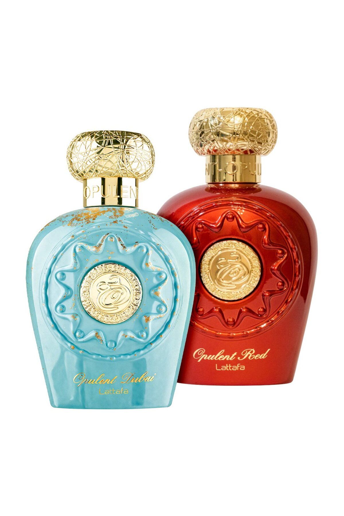 lattafa-Συσκευασία με 2 αρώματα, Opulent Dubai 100 ml και Opulent Red 100 ml 2