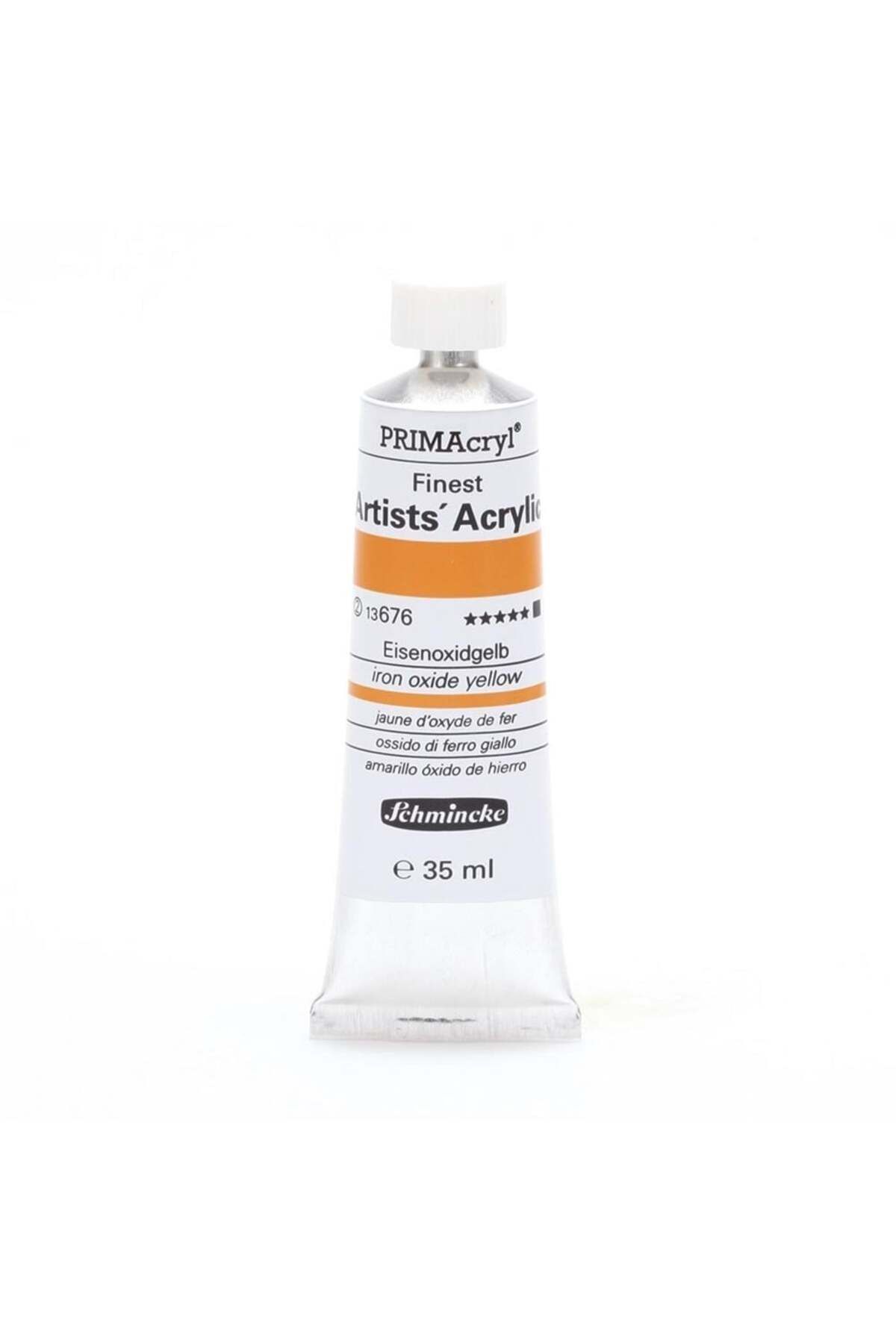 Schmincke Primacryl Artist Akrilik Boya 35 ml Seri 2 676 Iron Oxide Yellow