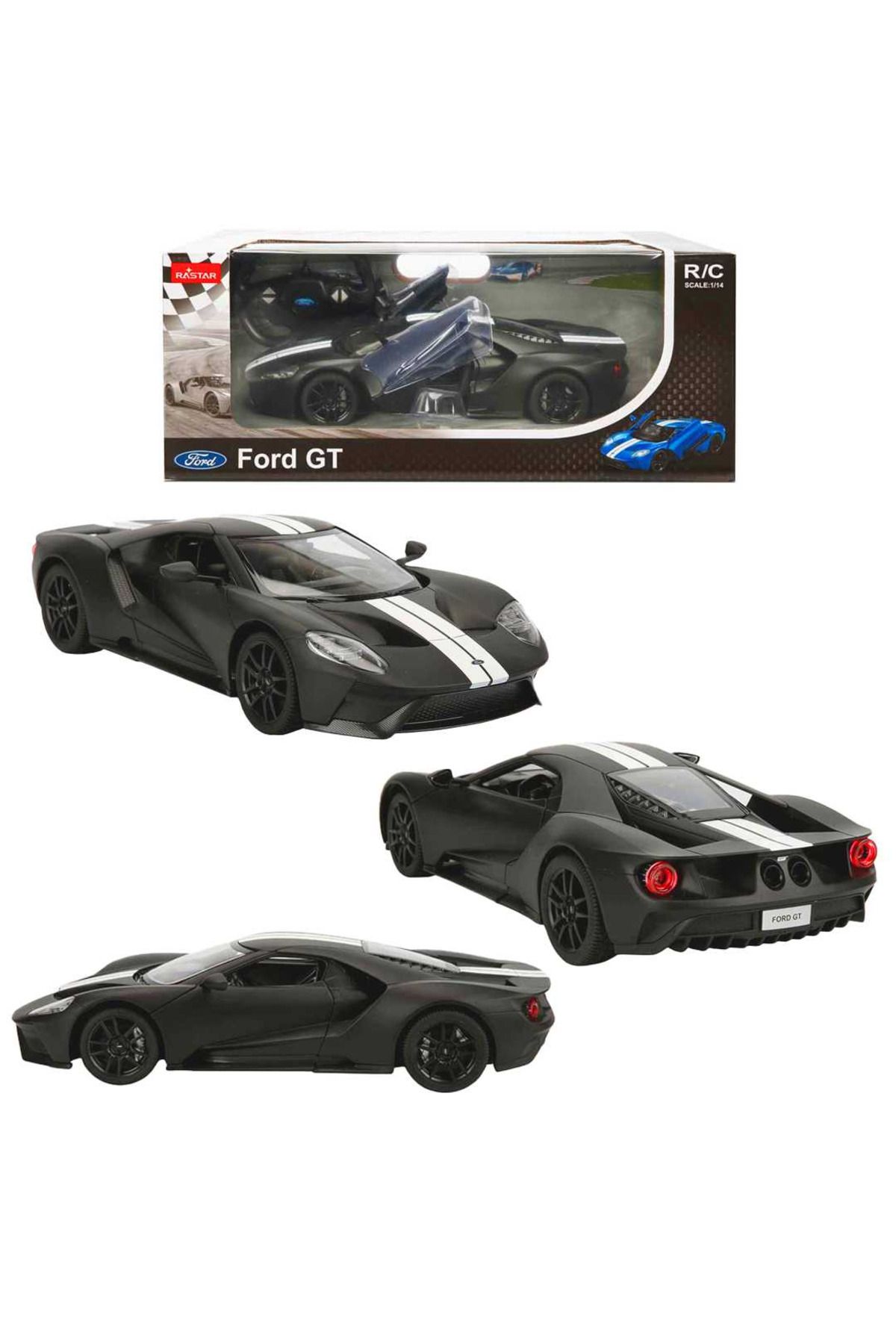 Art Tone SUNMAN RASTAR KUMANDALI ARABA 78100 FORD GT AÇILIR KAPI F/F R/C 2.4GHZ 1:14 IŞIKLI 6+