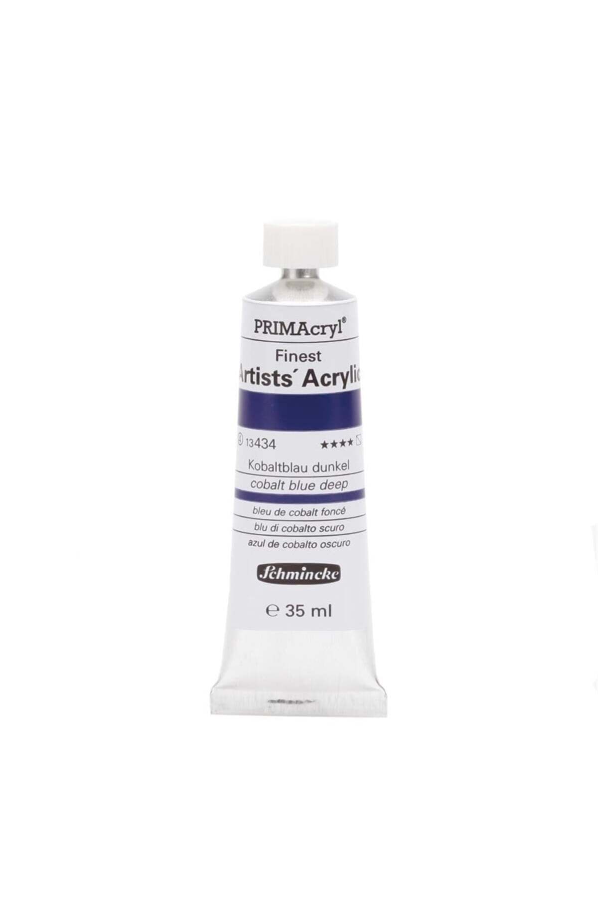 Schmincke Primacryl Artist Akrilik Boya 35 ml Seri 4 434 Cobalt Blue Deep