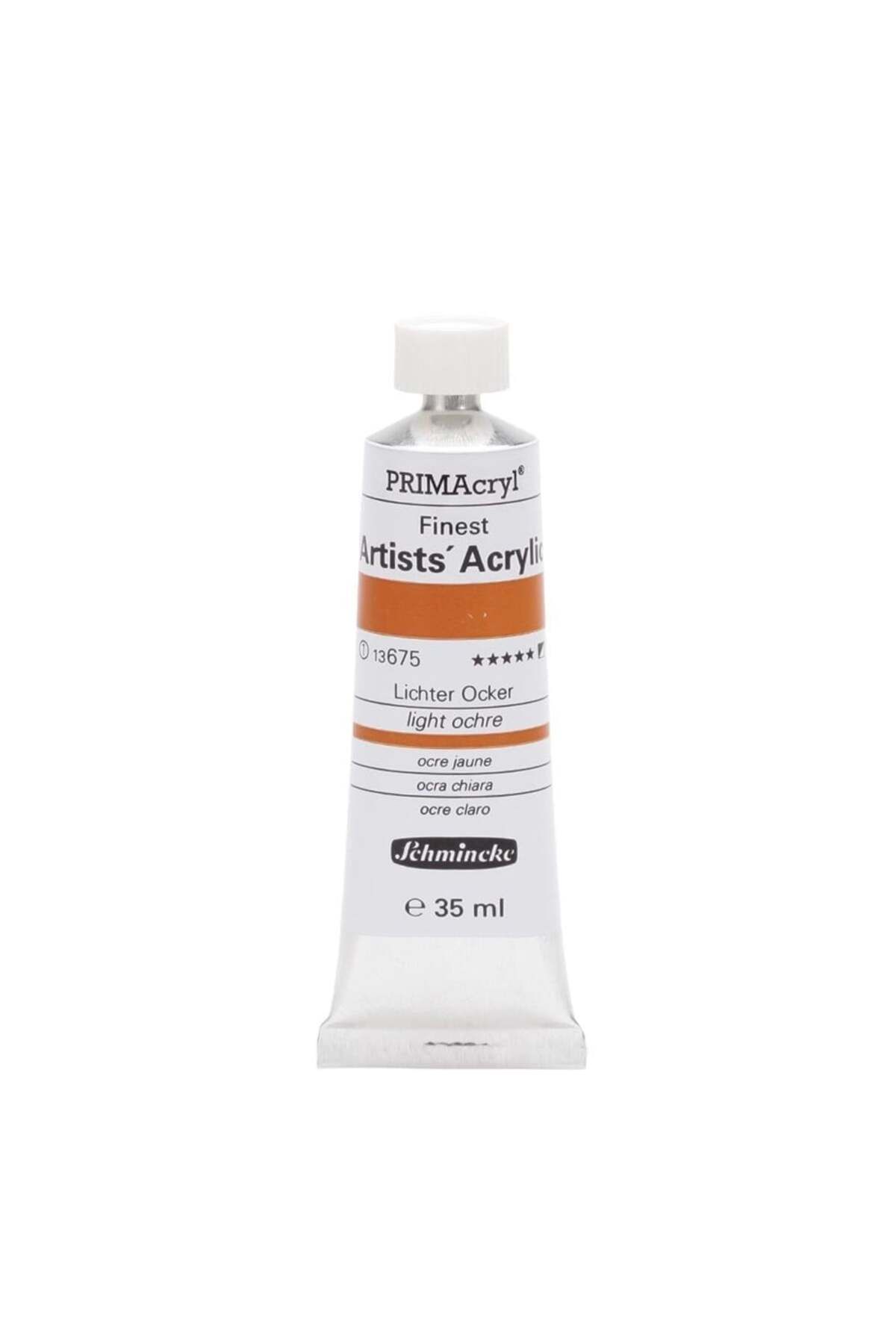Schmincke Primacryl Artist Akrilik Boya 35 ml Seri 1 675 Light Ochre