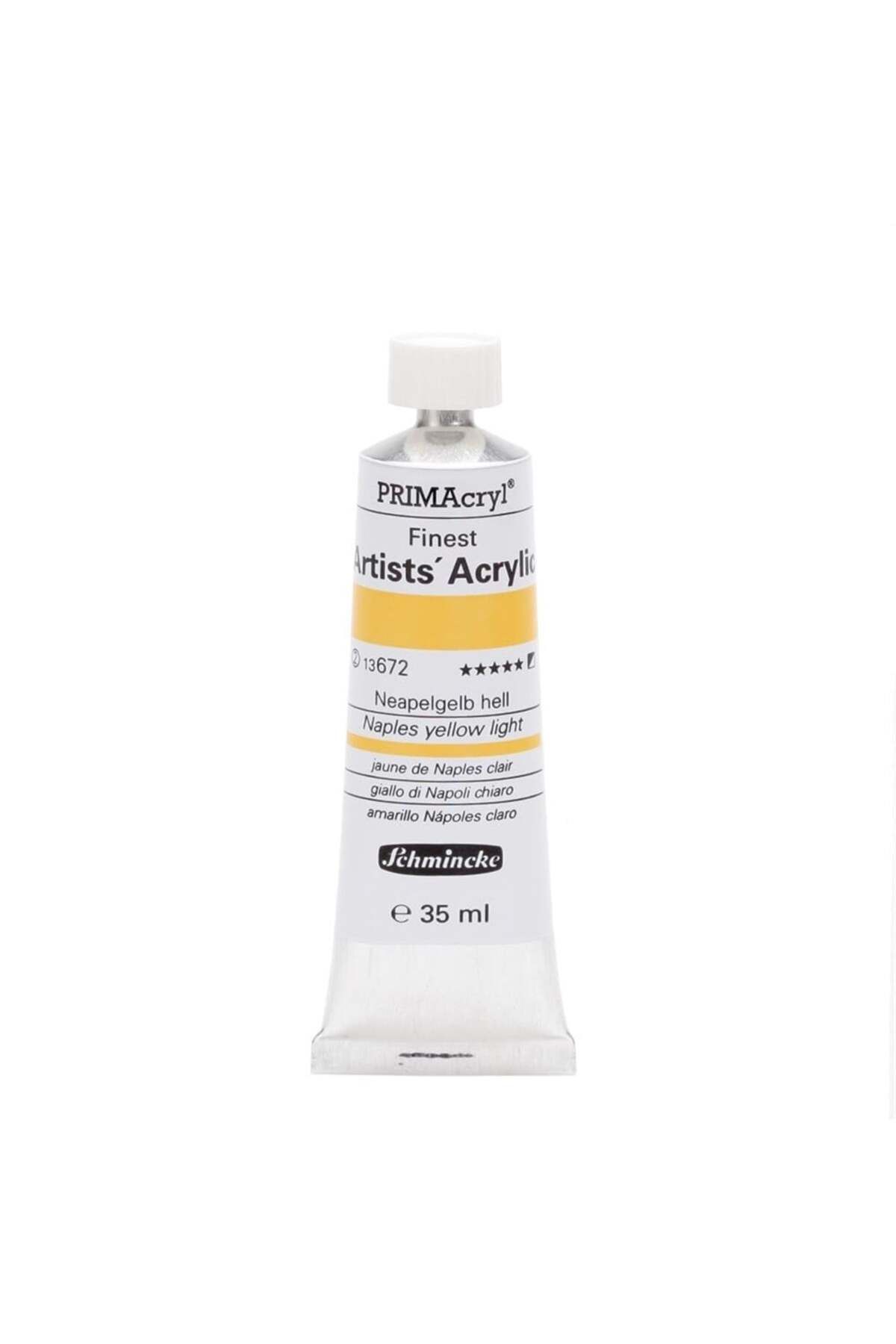 Schmincke Primacryl Artist Akrilik Boya 35 ml Seri 2 672 Naples Yellow Light