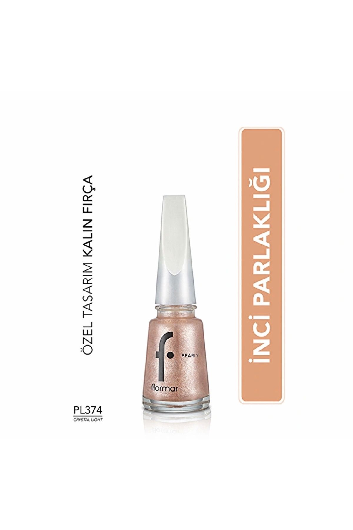 Flormar Pearly Yoğun Pigmentli Ve Yansımalı Oje / Crystal Light