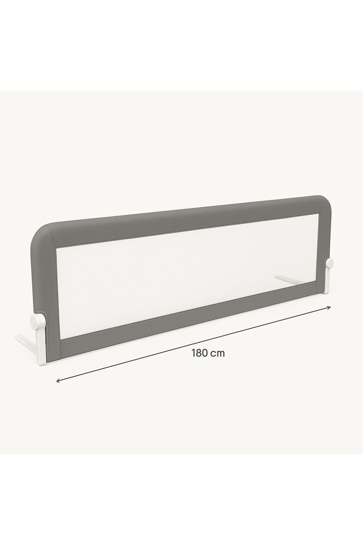 PURE JOY JoyGuard jumbo boy 180 cm x 68 cm Katlanabilir Fileli Yatak Bariyeri 0-10 Yaş Çocuklar İçin uygun