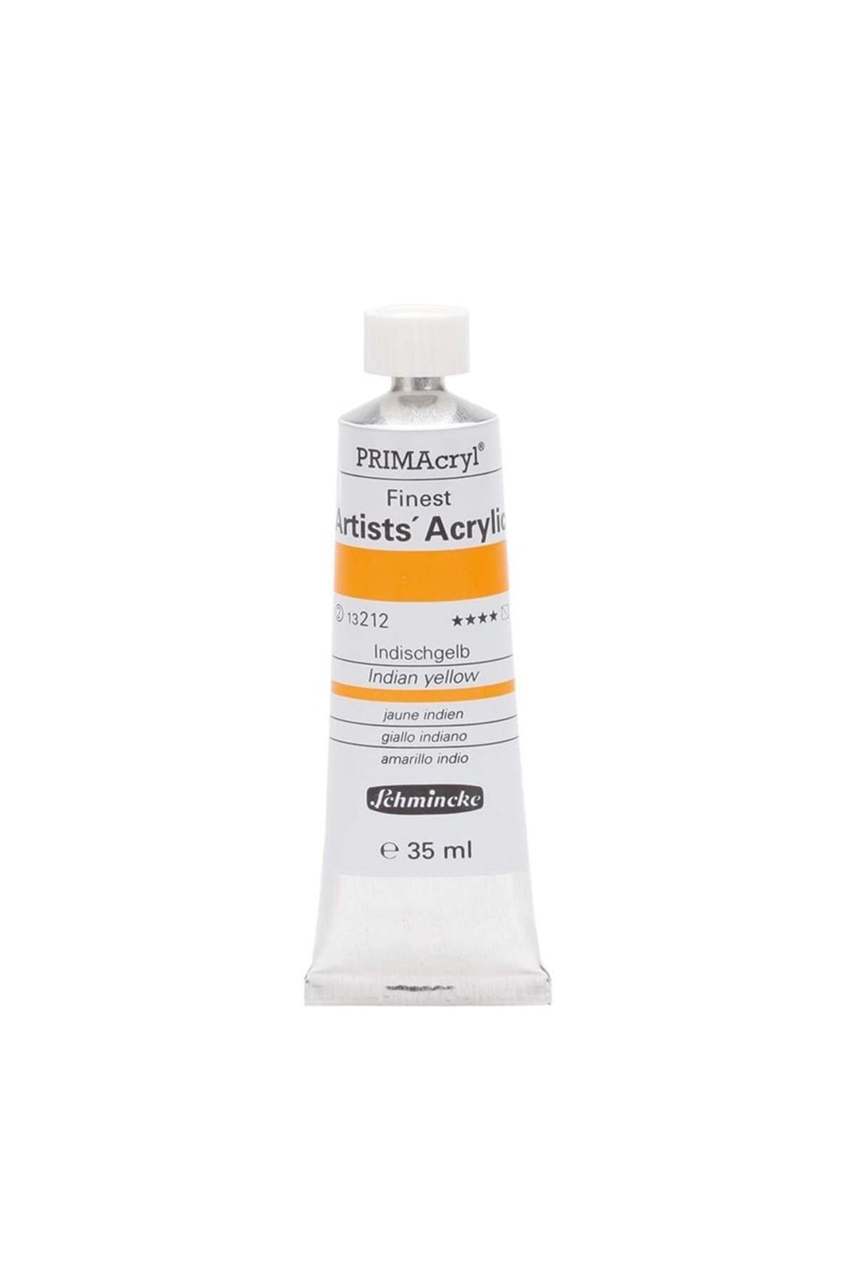 Schmincke Primacryl Artist Akrilik Boya 35 ml Seri 2 212 Indian Yellow