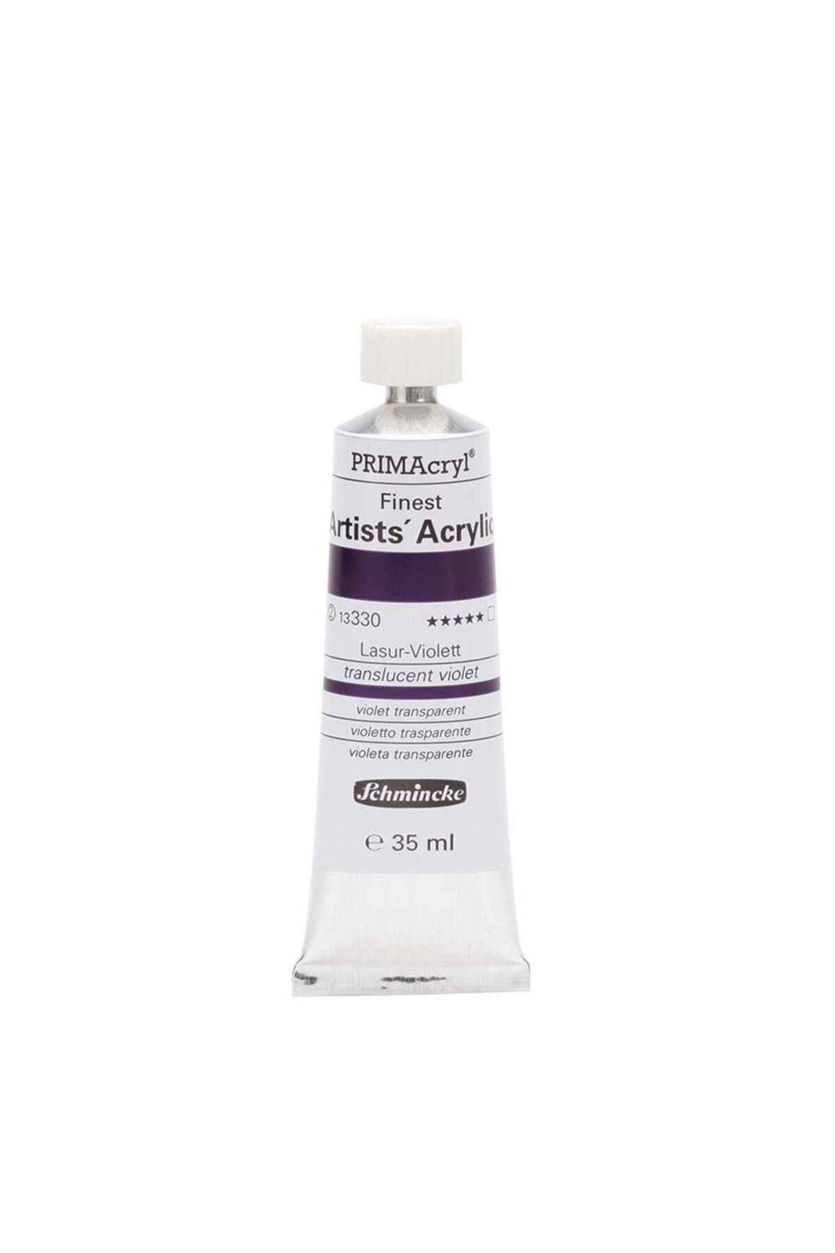 Schmincke Primacryl Artist Akrilik Boya 35 ml Seri 2 330 Translucent Violet