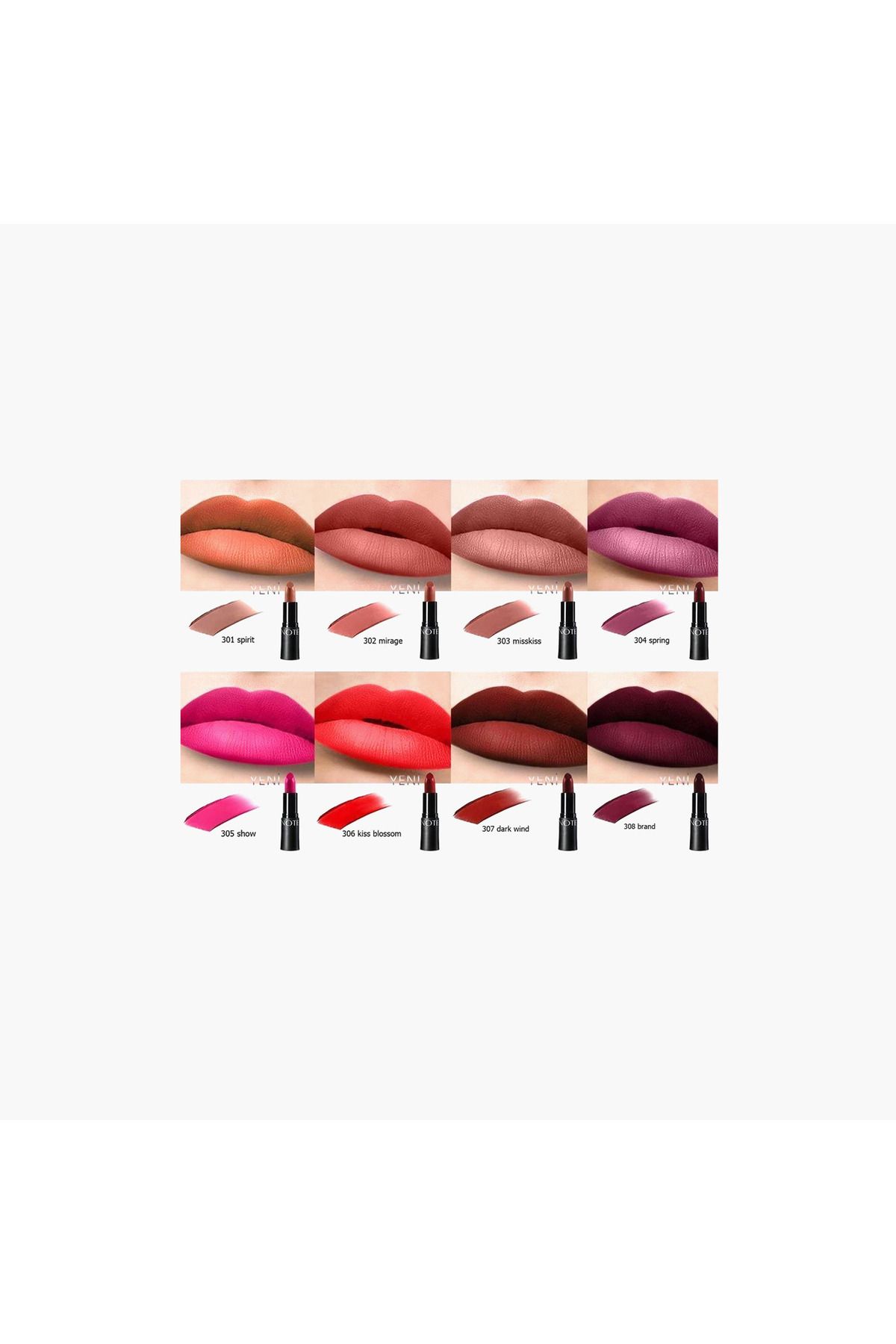 NOTE-Note Mattemoist Lipstick 3