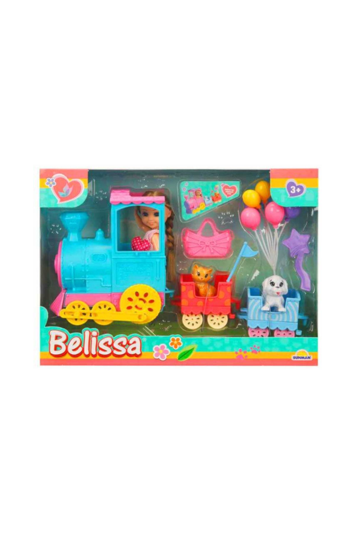 Art Tone SUNMAN BELİSSA BEBEK 53821 BELİSSA TREN SETİ 15 CM 3+
