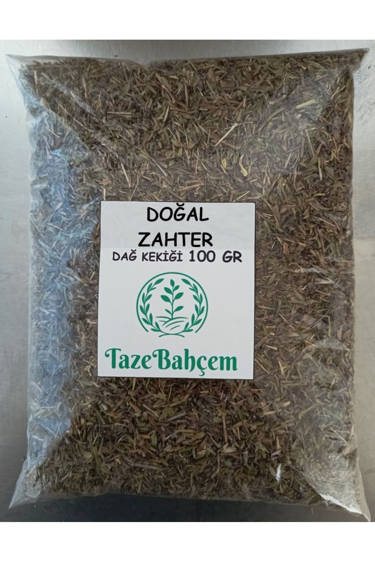 Bahçem DOĞAL ZAHTER DAĞ KEKİĞİ 100 GR