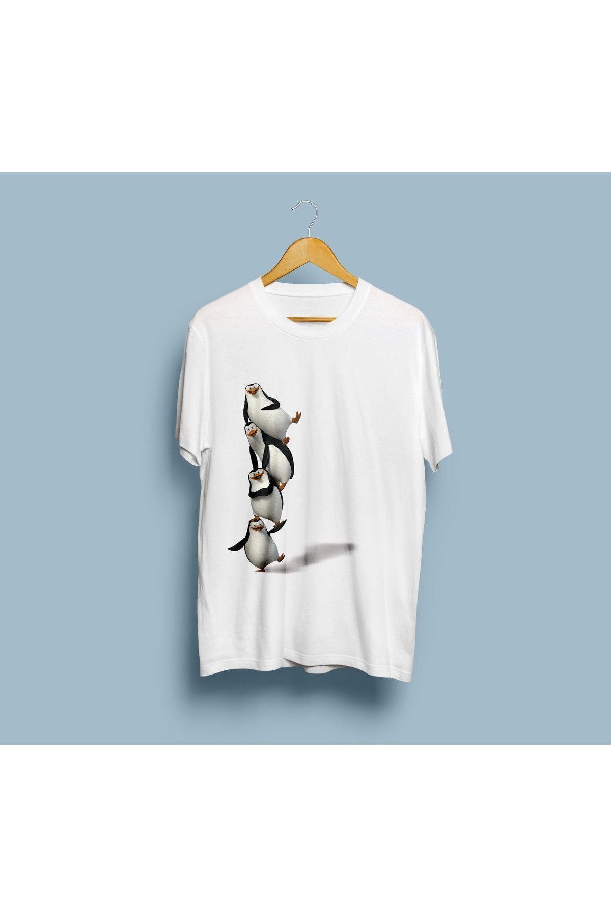 bahriyeli.jpeg Oversize Madagaskar Penguen Tasarım unisex T-shirt