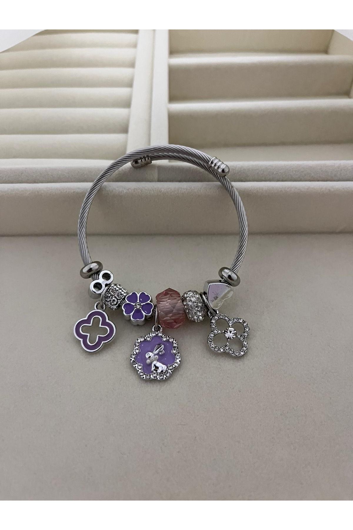 Lumina Atelier Charm Çelik Bileklik