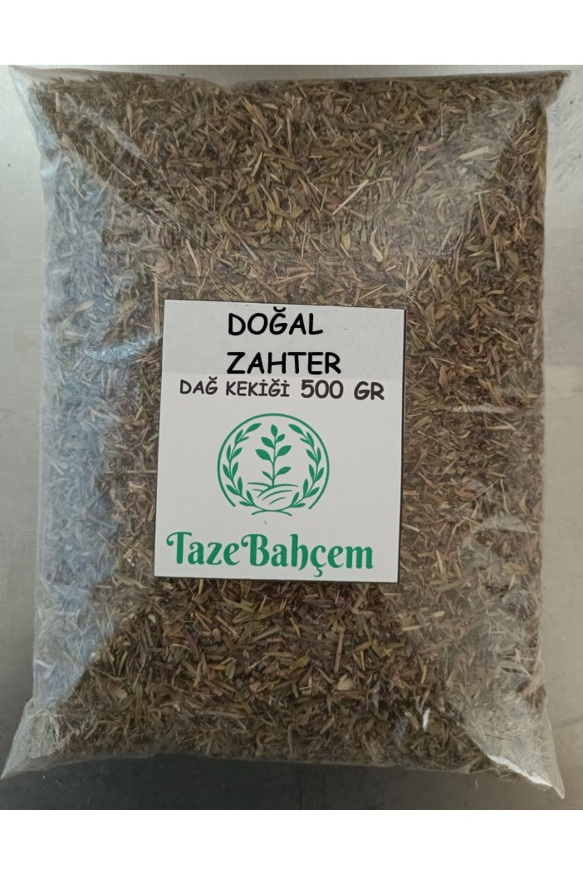 Bahçem DOĞAL ZAHTER DAĞ KEKİĞİ 500 GR