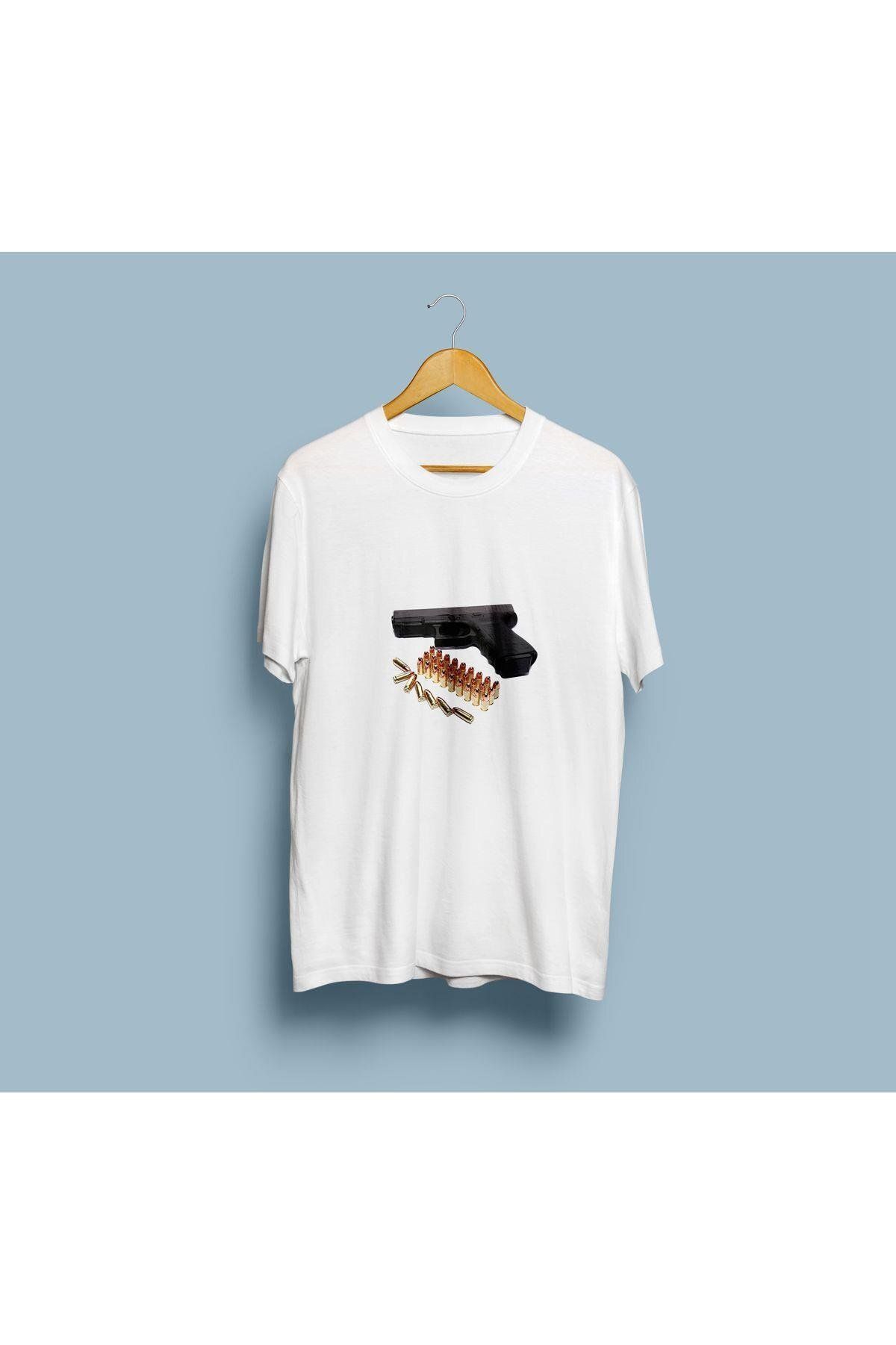 bahriyeli.jpeg Oversize Tabanca ve Mermiler unisex T-shirt