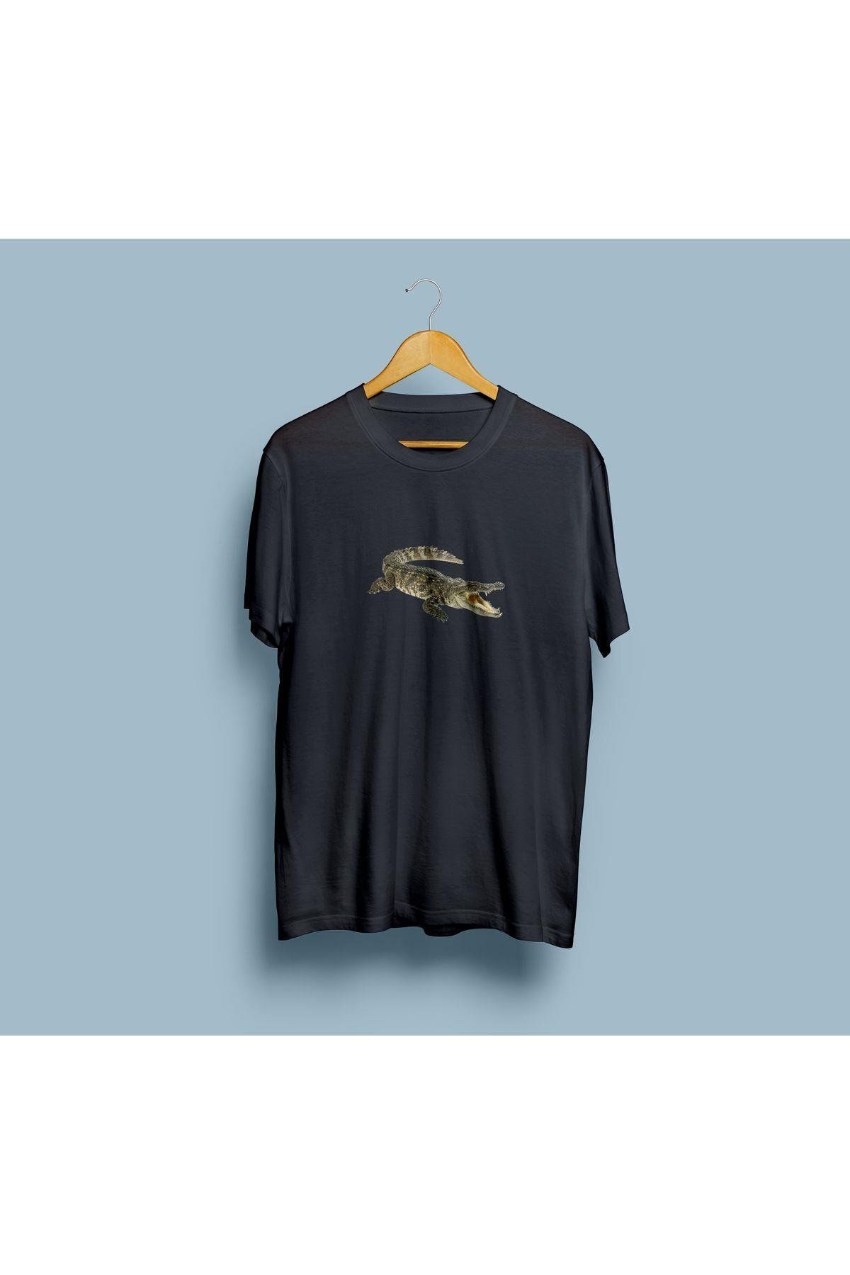 bahriyeli.jpeg Oversize Timsah Tasarım unisex T-shirt