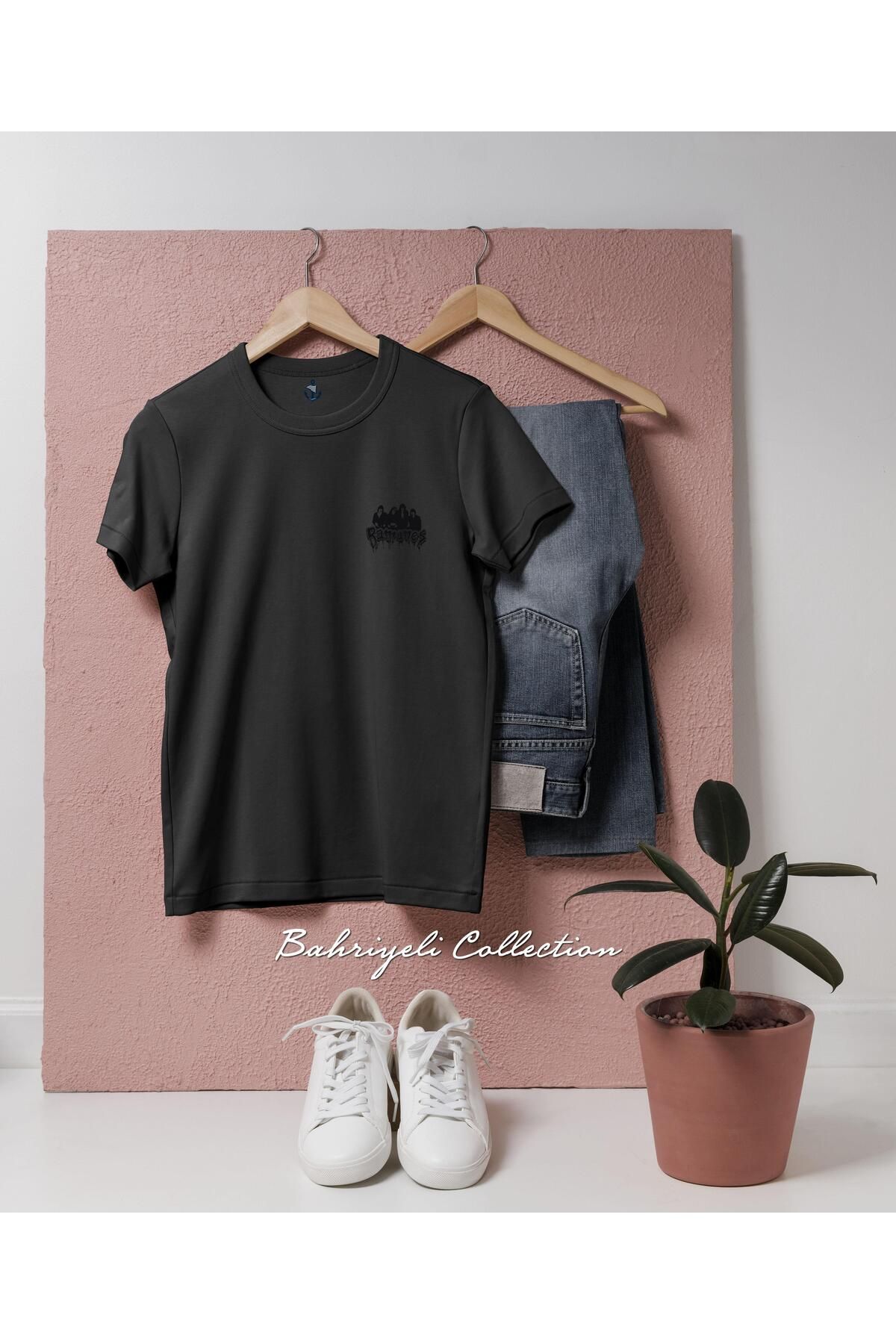 bahriyeli.jpeg Oversize The Ramones Tasarımlı Unisex T-Shirt