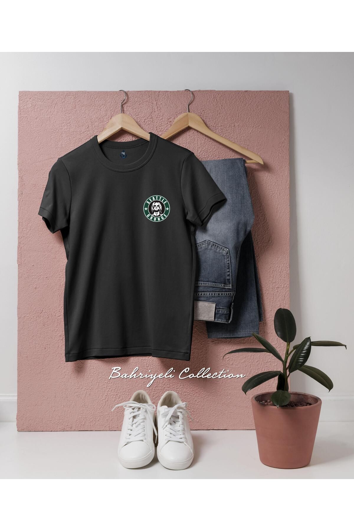 bahriyeli.jpeg Oversize Seattle Grunge Tasarımlı Unisex T-Shirt