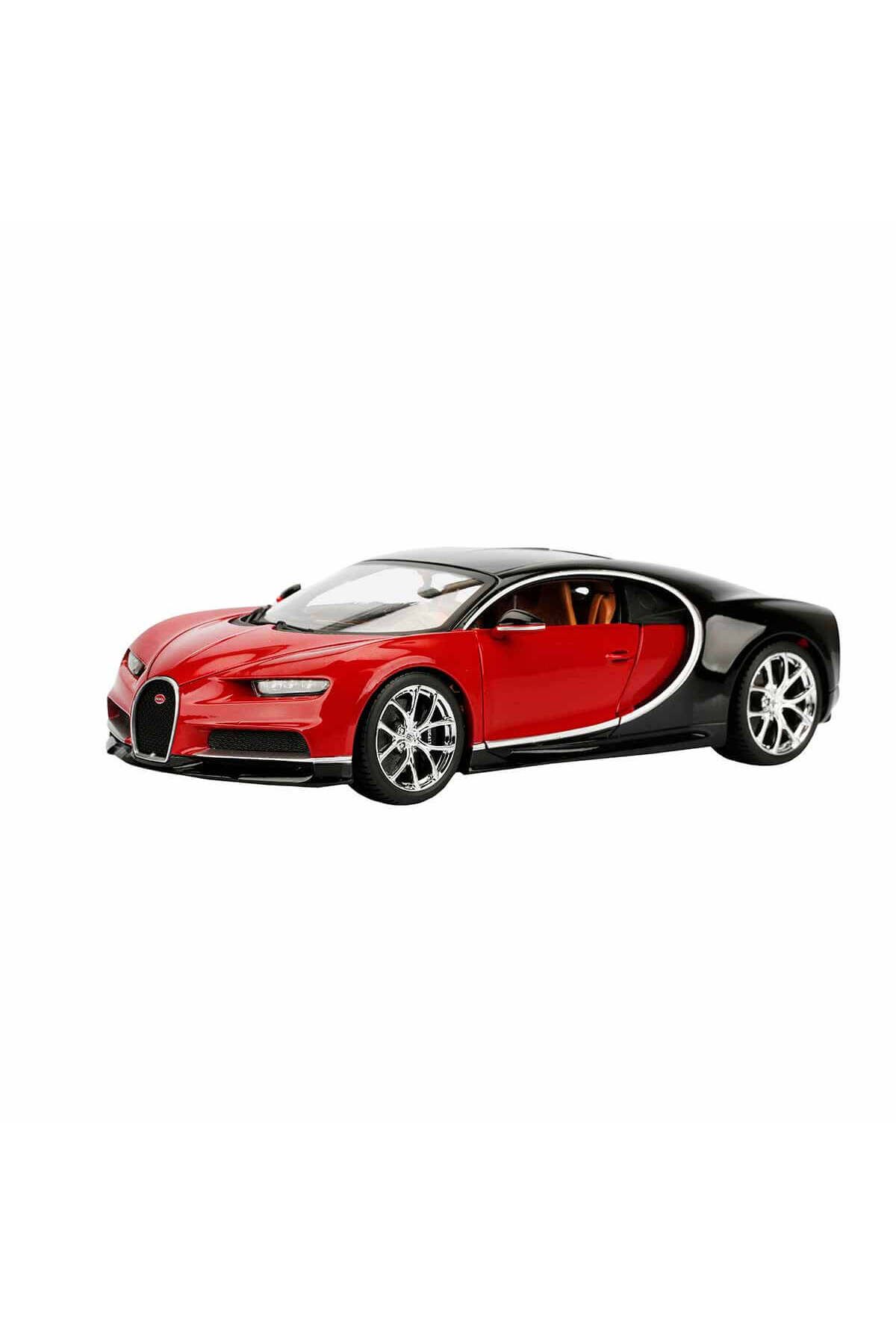 Sunman Burago 1:18 Bugatti Chiron Model Kırmızı Araba S01011040