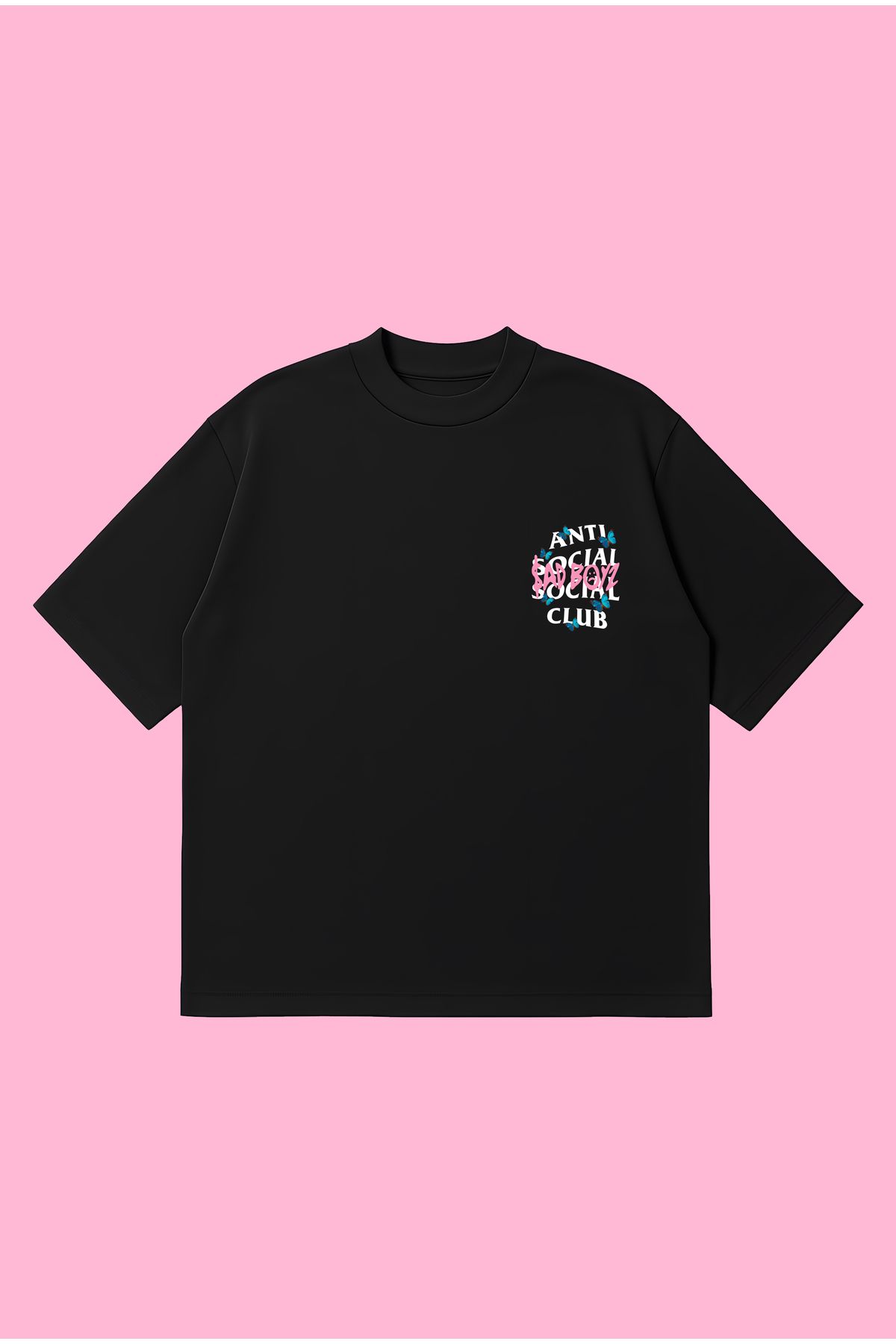 PURE POWER ASSC x SadBoyz Salıncak Boxy Fit Oversize Unisex Tshirt – Baskılı Tişört | Streetwear