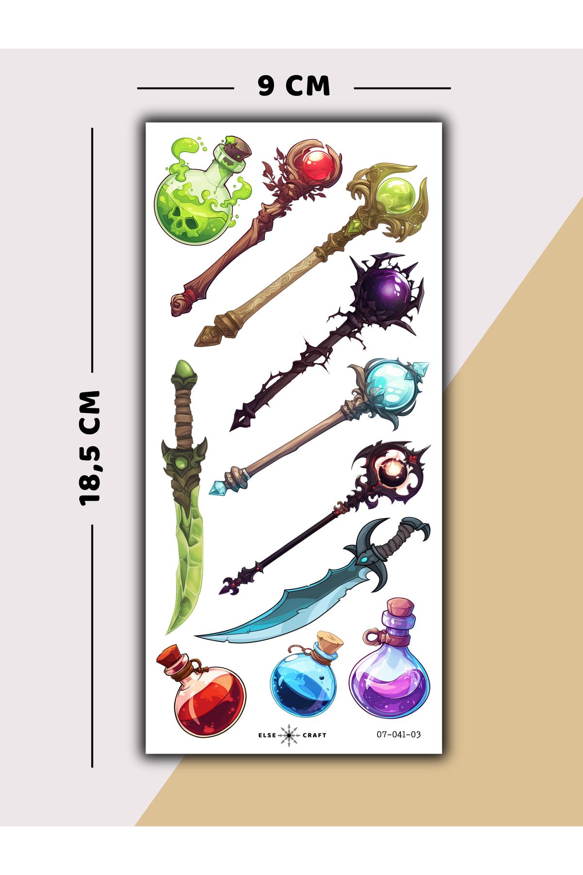 Else Craft Dungeons And Dragons Anime Temalı 7.41 Etiket