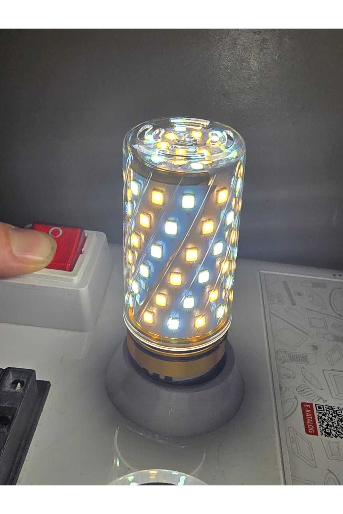 Led E27 Duylu 3 Fonksiyonlu Mısır Led Ampul (SARI,BEYAZ,G.IŞIĞI)