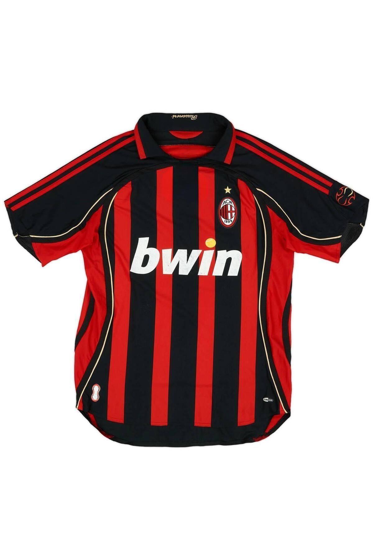 Atlas Global 2006/07 Efsane M.i.l.a.n İç Saha #İSİMSİZ Forması (KIRMIZI/SİYAH)