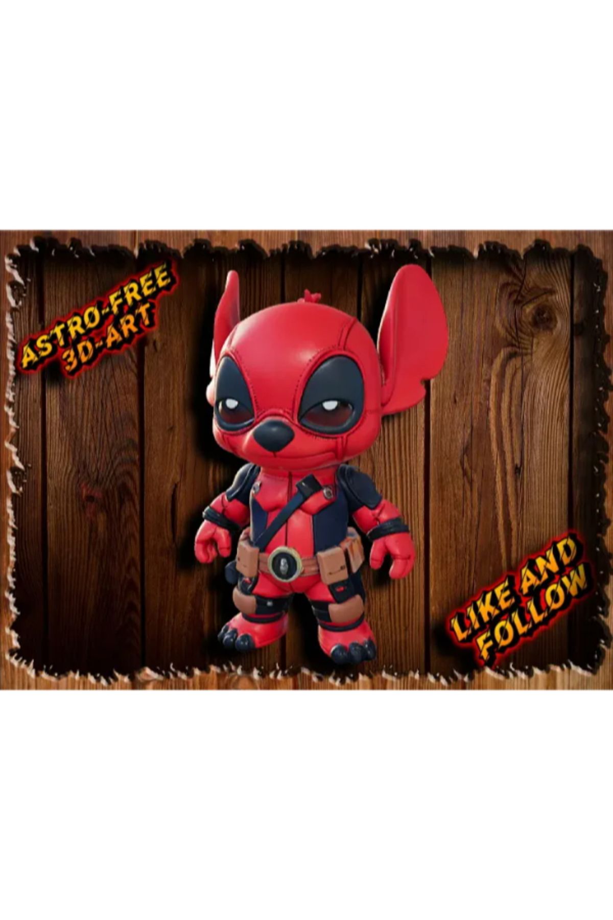 NOMOTHETIC Deadpool Stitch Figür Tasarımı