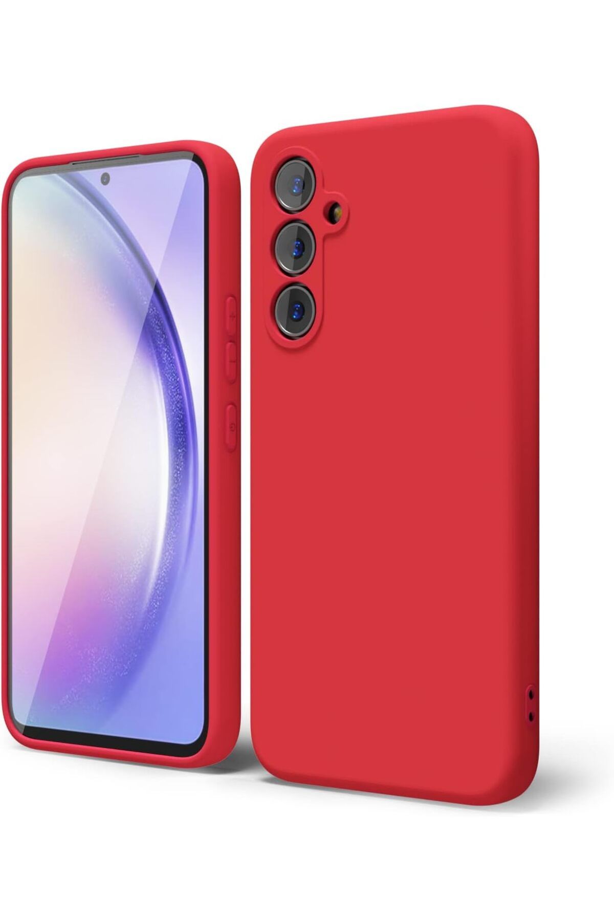 Leybaks Galaxy A54 Uyumlu Kılıf Içi Kadife Dayanıklı Kaymaz Silikon Case