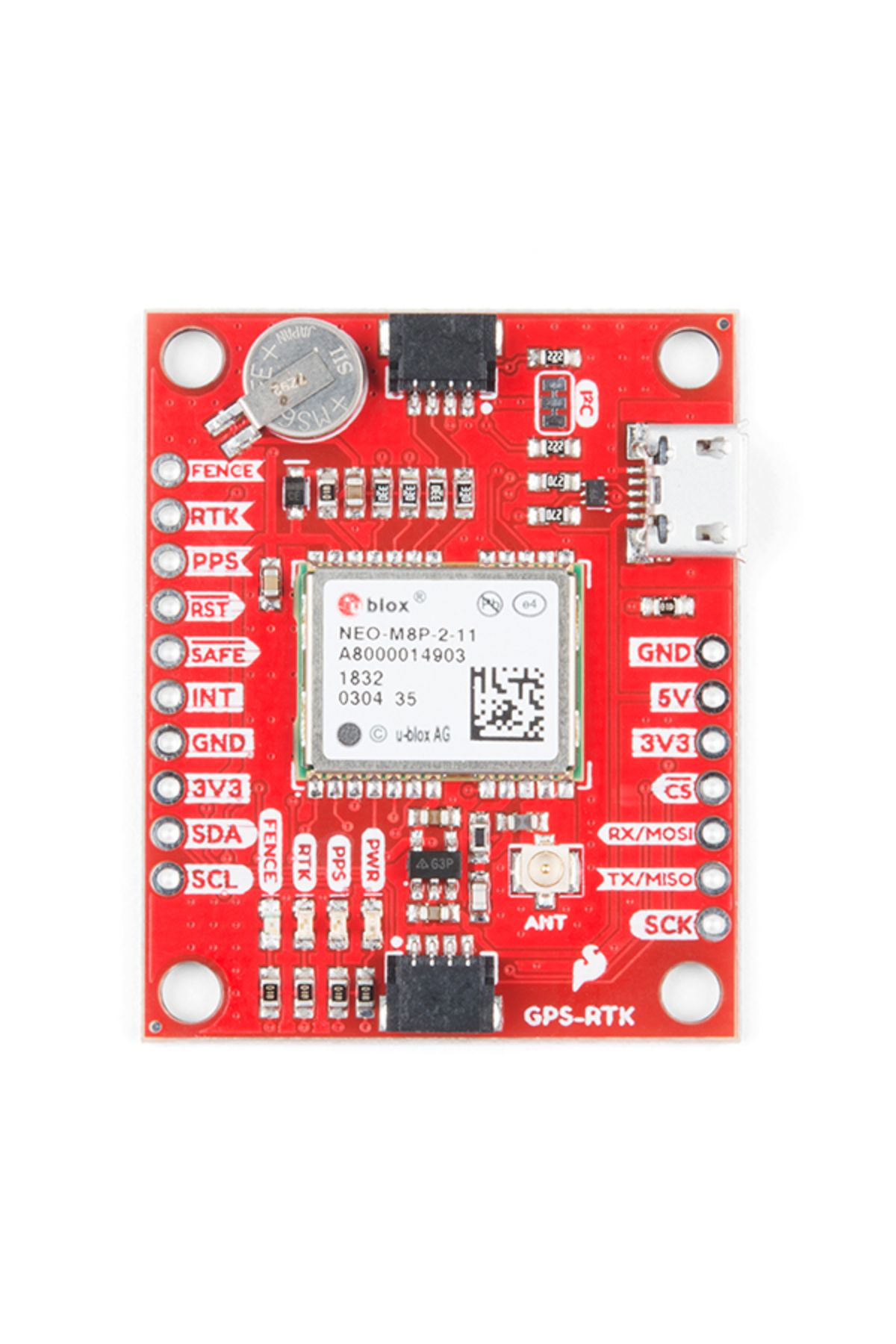 Sparkfun-Breakout SparkFun GPS-RTK NEO-M8P-2 (Qwiic) 4