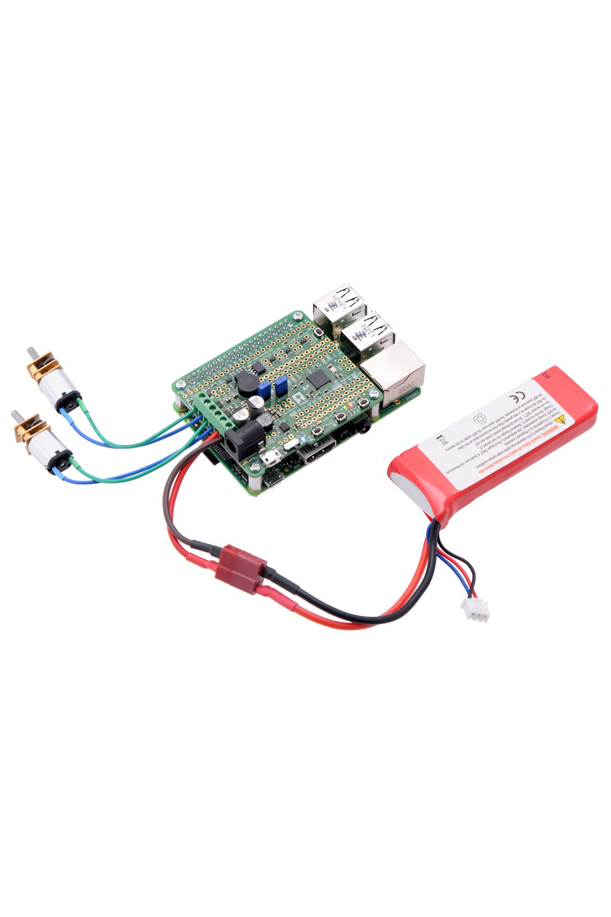 Pololu-A-Star 32U4 Robot Controller SV for Raspberry Pi (Without connectors) 3
