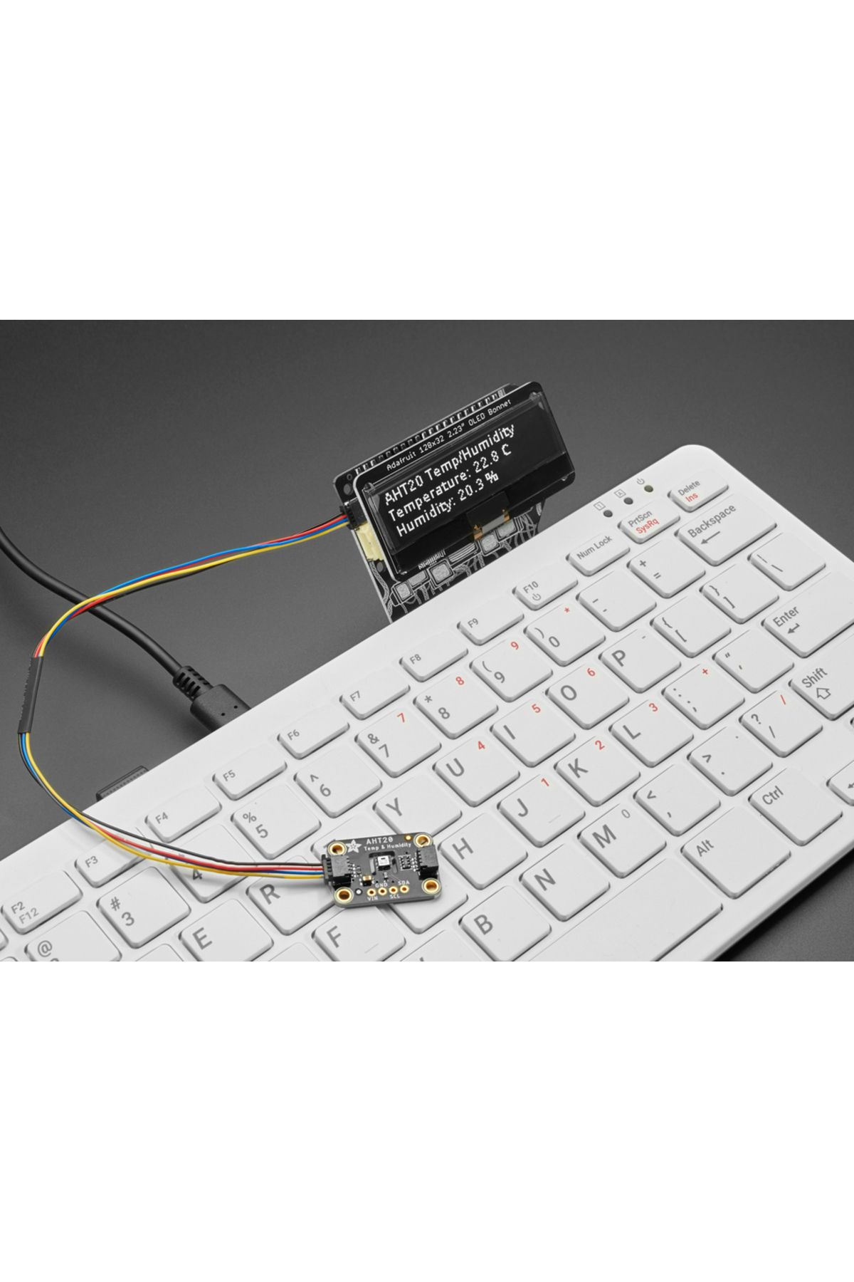 Adafruit-Cyberdeck Bonnet For Raspberry Pi 400 4