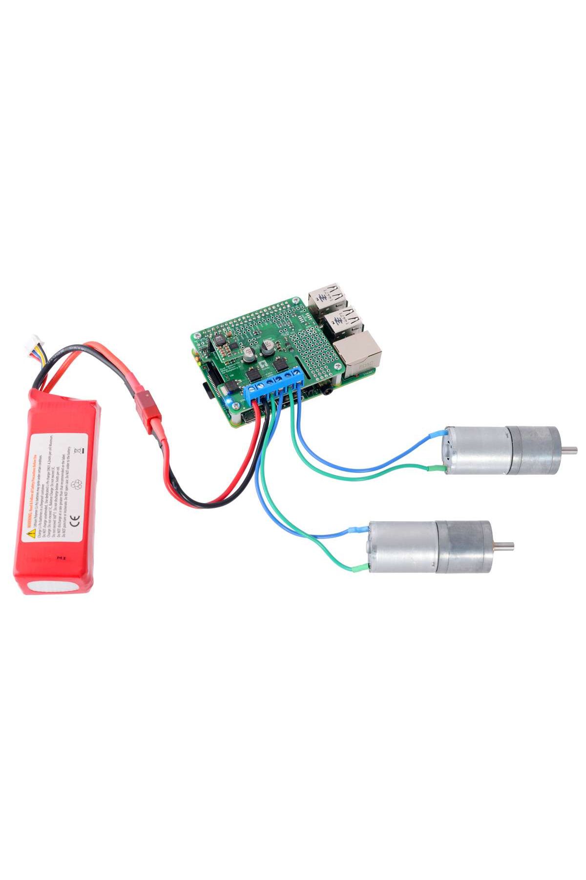 Pololu-TB9051FTG dual motor driver for Raspberry Pi (partial kit) 5
