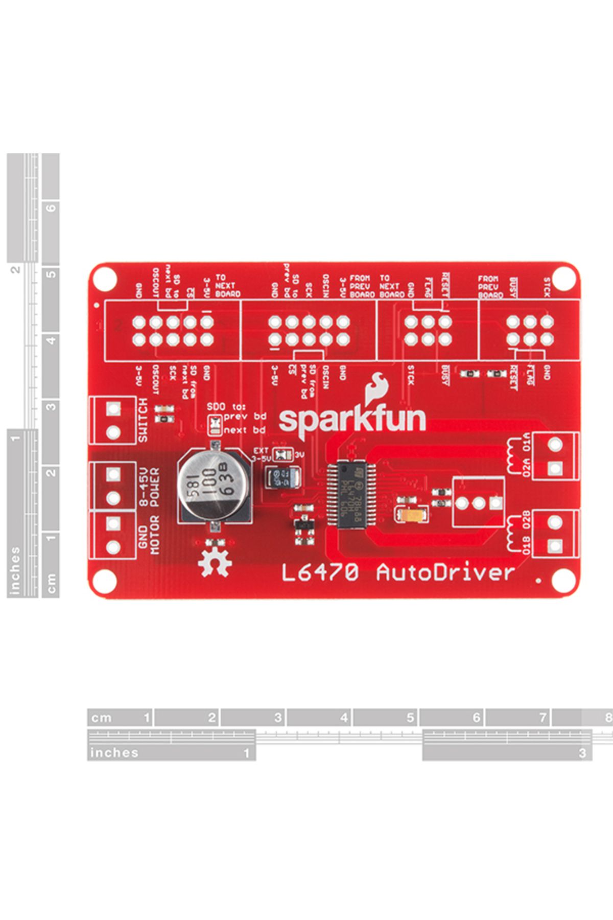 Sparkfun-AutoDriver - Stepper Motor Driver (v13) 2