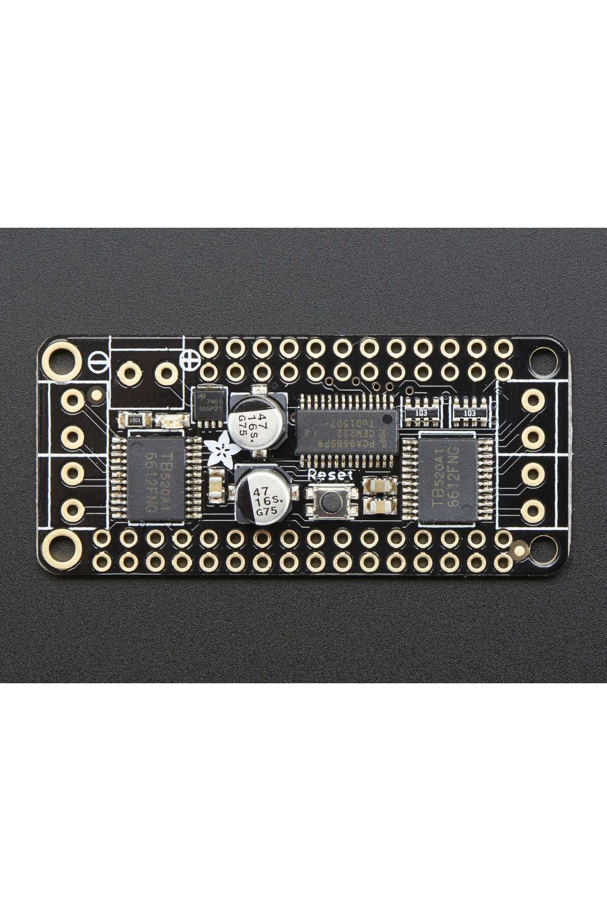 Adafruit-DC Motor + Stepper Shield for Feather 5