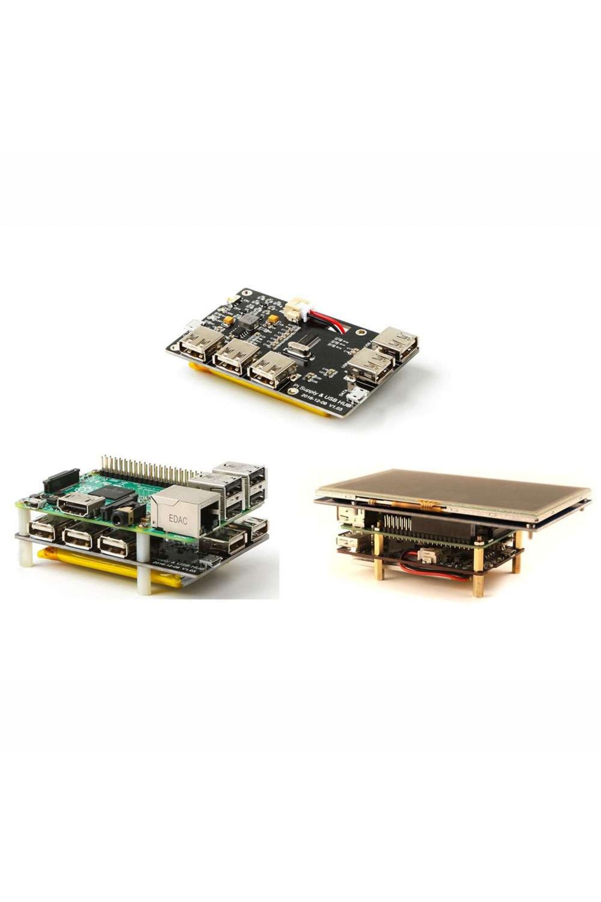 ROBOFUN-Power module for Raspberry Pi with 4 USB outputs 3