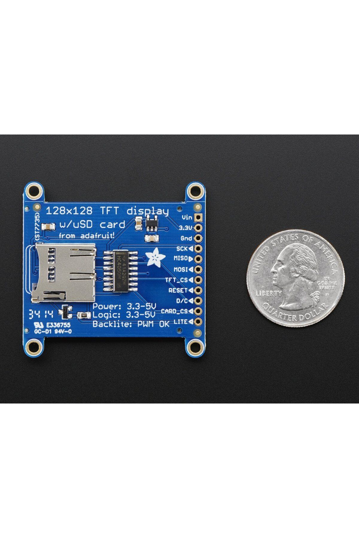 Adafruit-Color TFT LCD 1.44" with MicroSD Card breakout - ST7735R 7