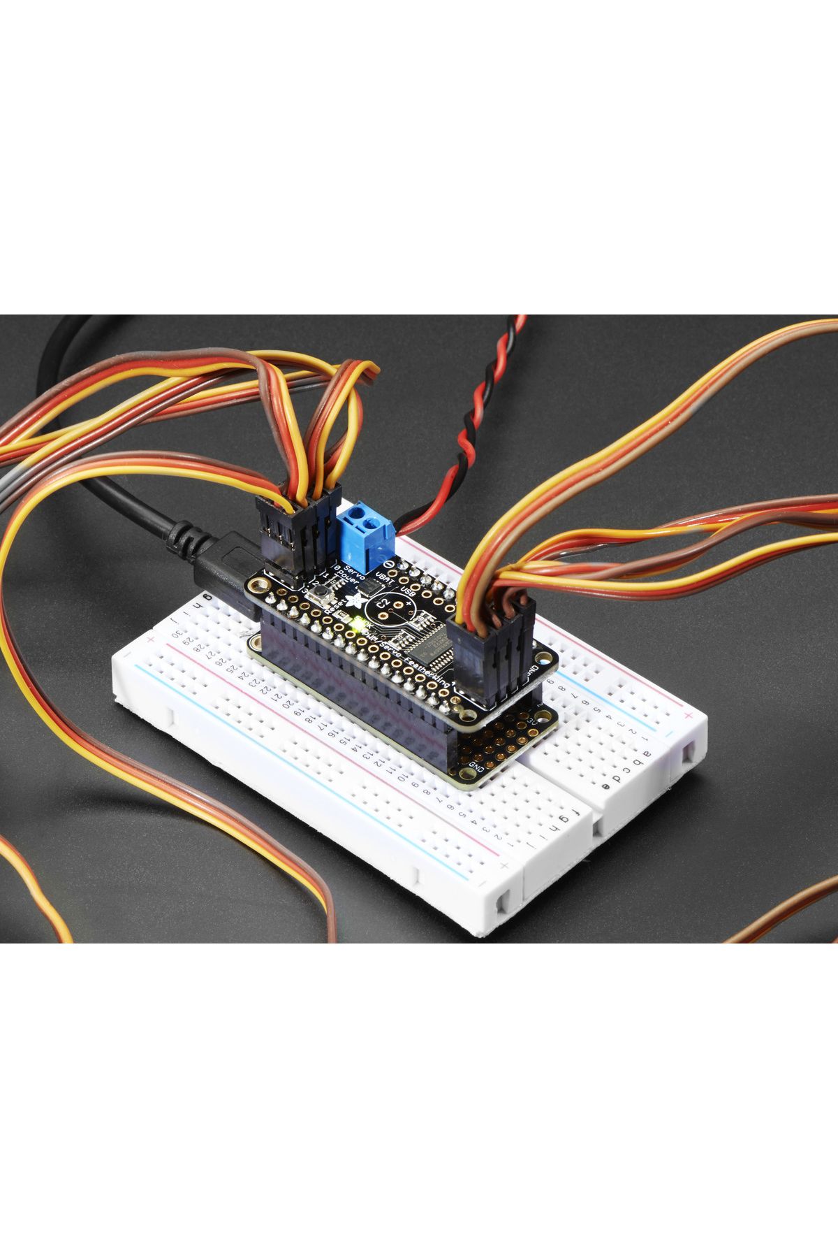 Adafruit-8-Channel PWM Shield for Feather 7