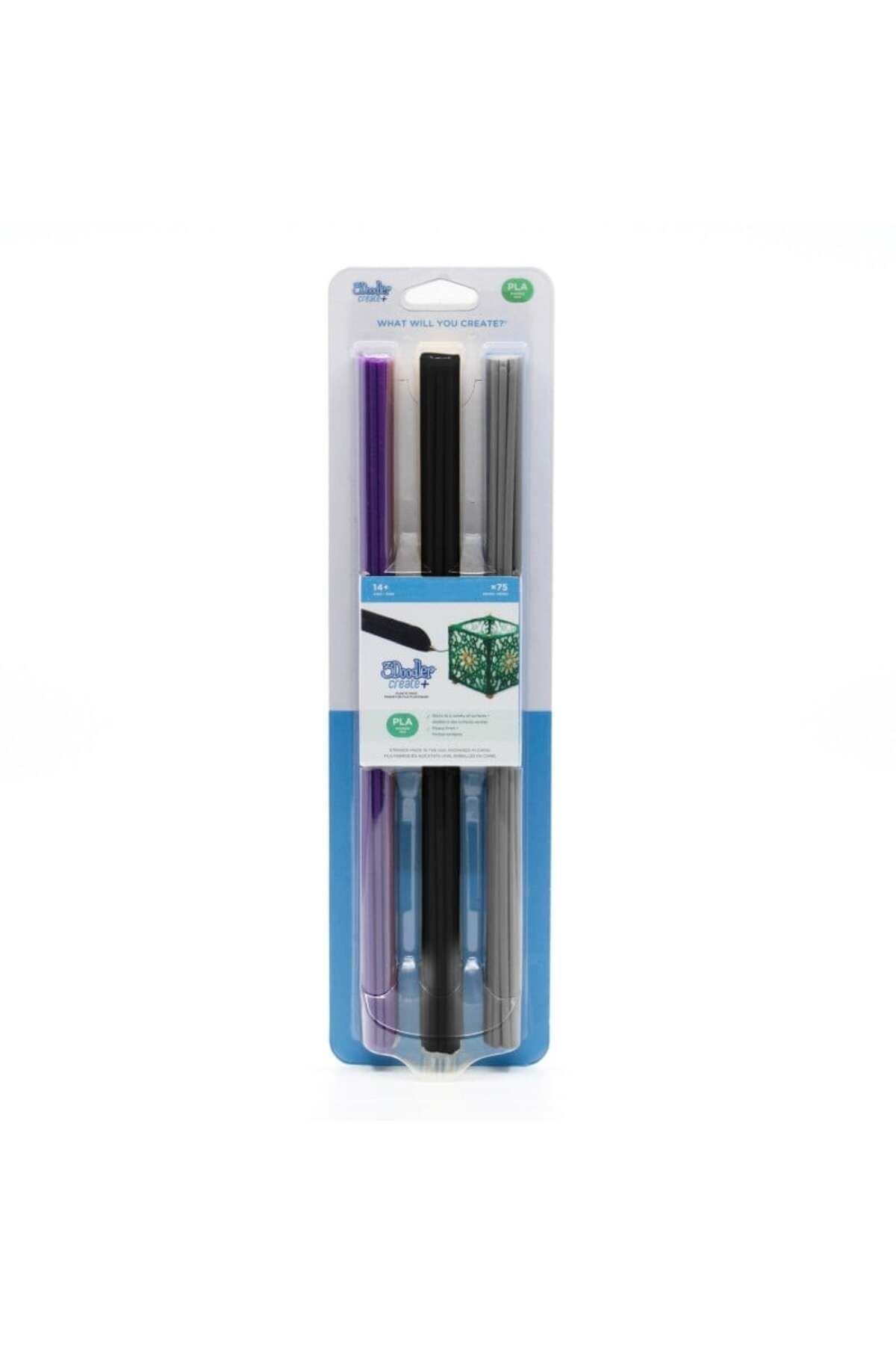3Doodler Filament Create And Pro, Pla, 75 Buc, 3 Culori, Pl-night-75 - One Size