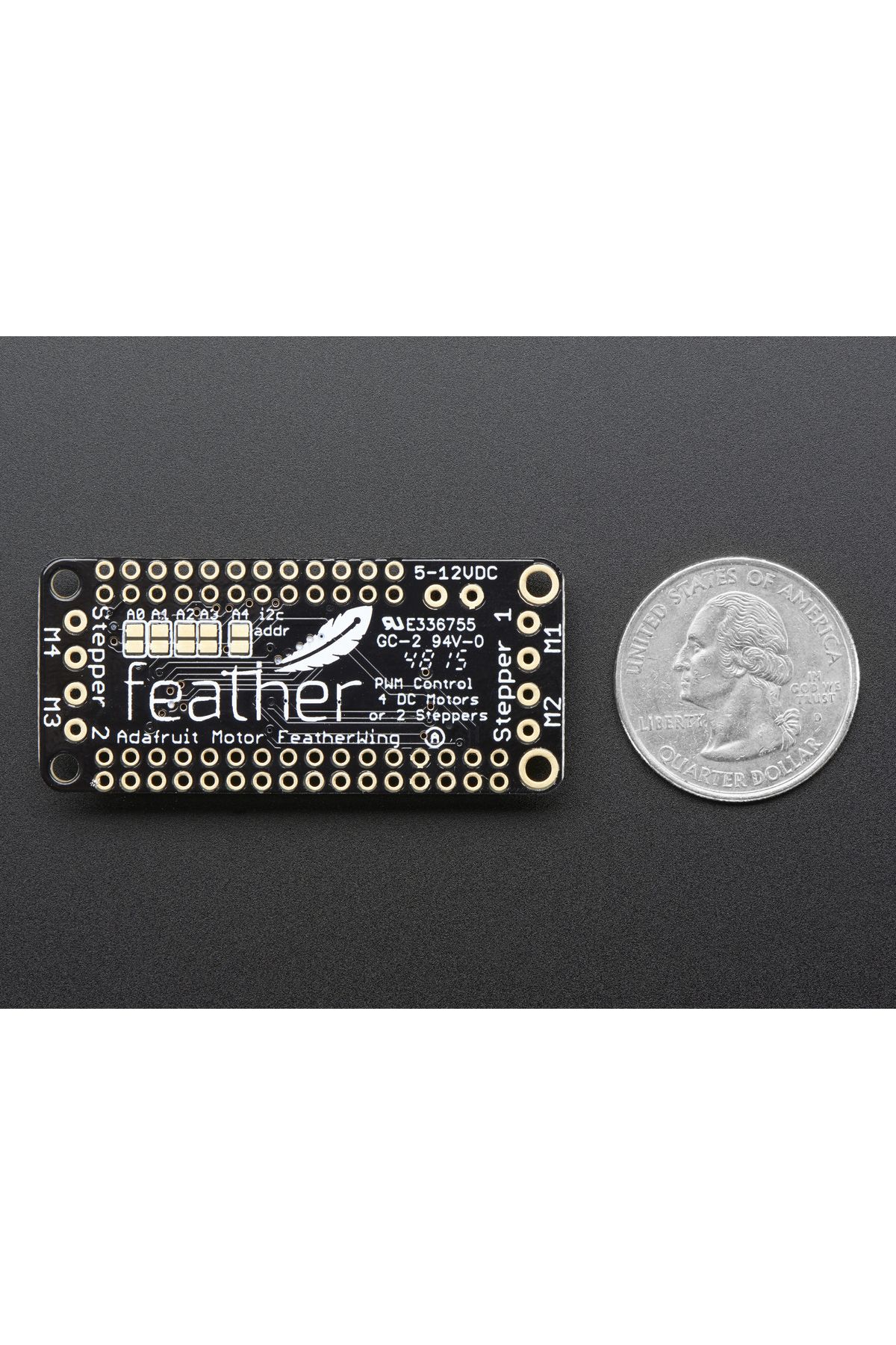 Adafruit-DC Motor + Stepper Shield for Feather 7