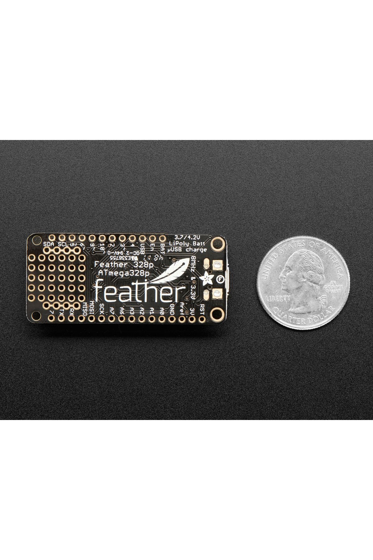 Adafruit-Feather 328p - Atmega328p 3.3v @ 8 Mhz 6