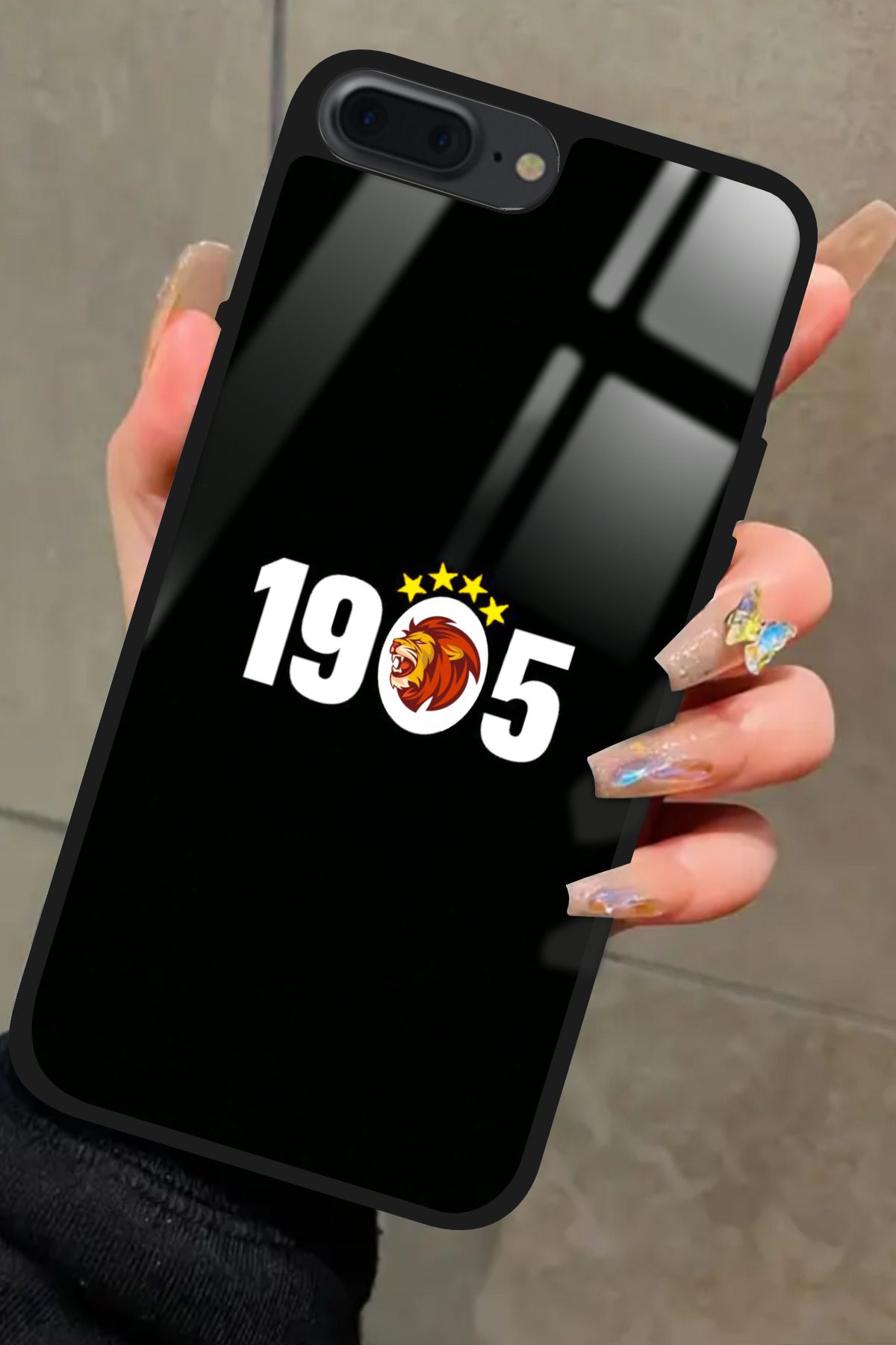 Snacase iPhone 7 Plus Uyumlu 1905 Yazılı Glossy Premium Kılıf