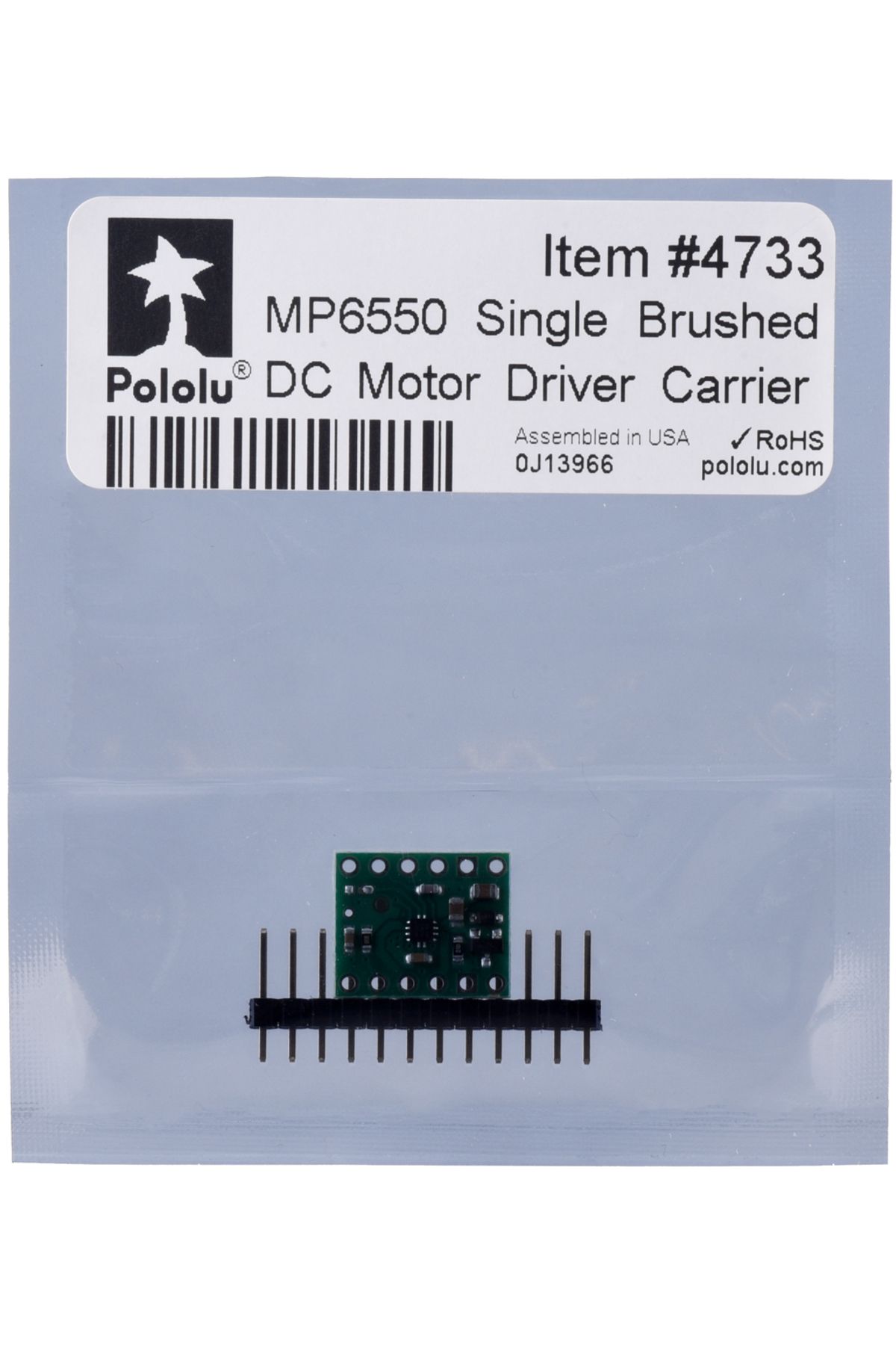 Pololu-Breakout motor driver Pololu MP6550 with brushes 5