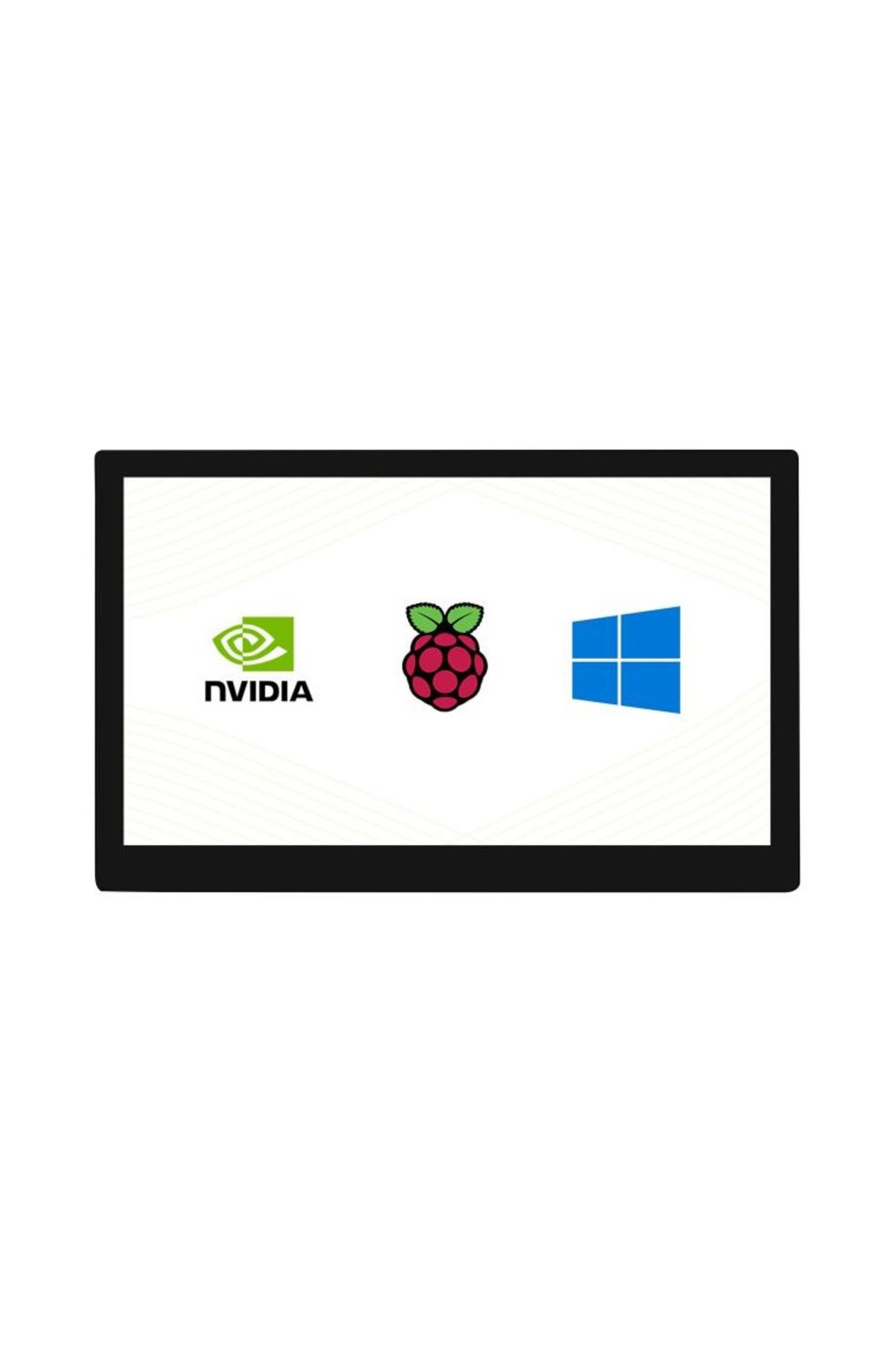 ROBOFUN-Waveshare 10.1 inch QLED IPS Display Capacitive Touch Screen for Raspberry Pi All Version/Jetson/Pc 2